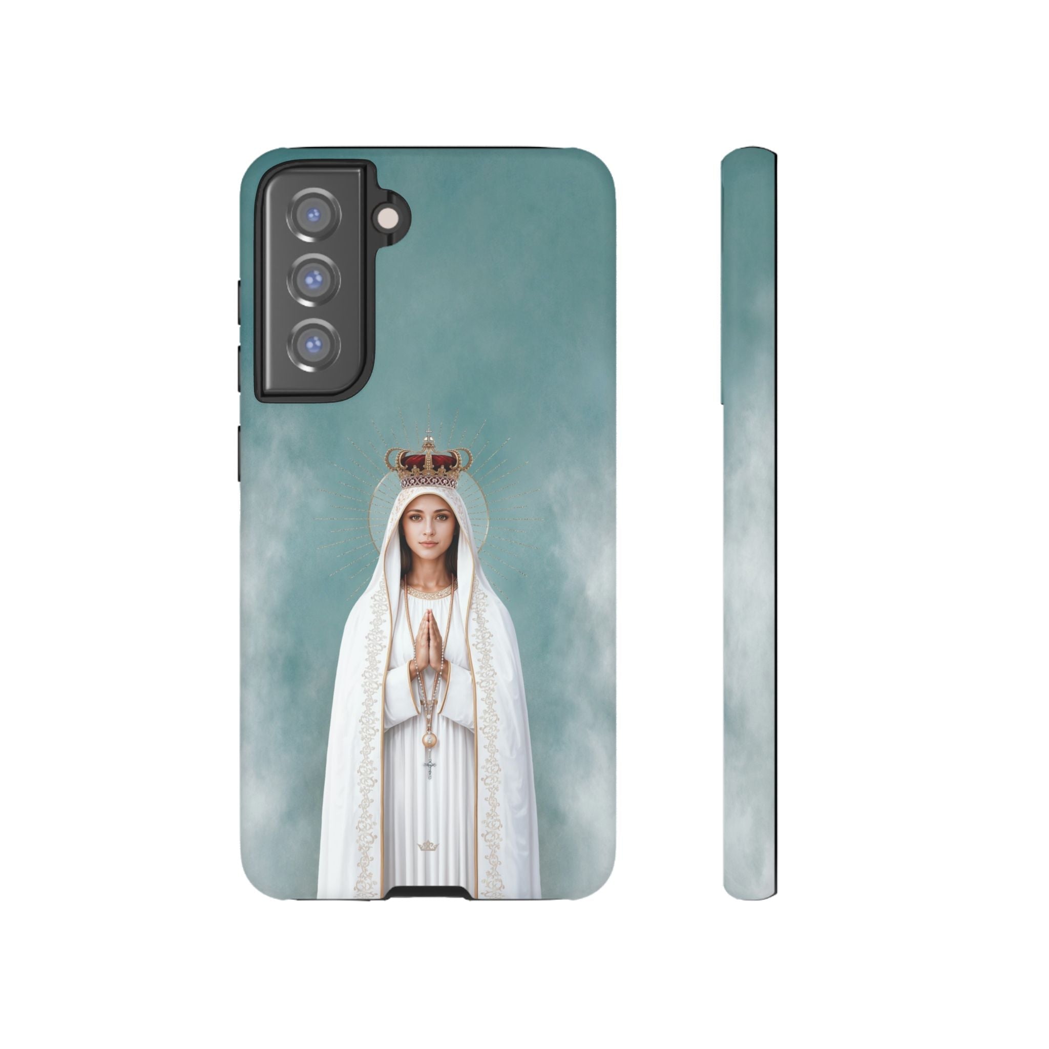Our Lady of Fatima Hard Phone Case - Venxara
