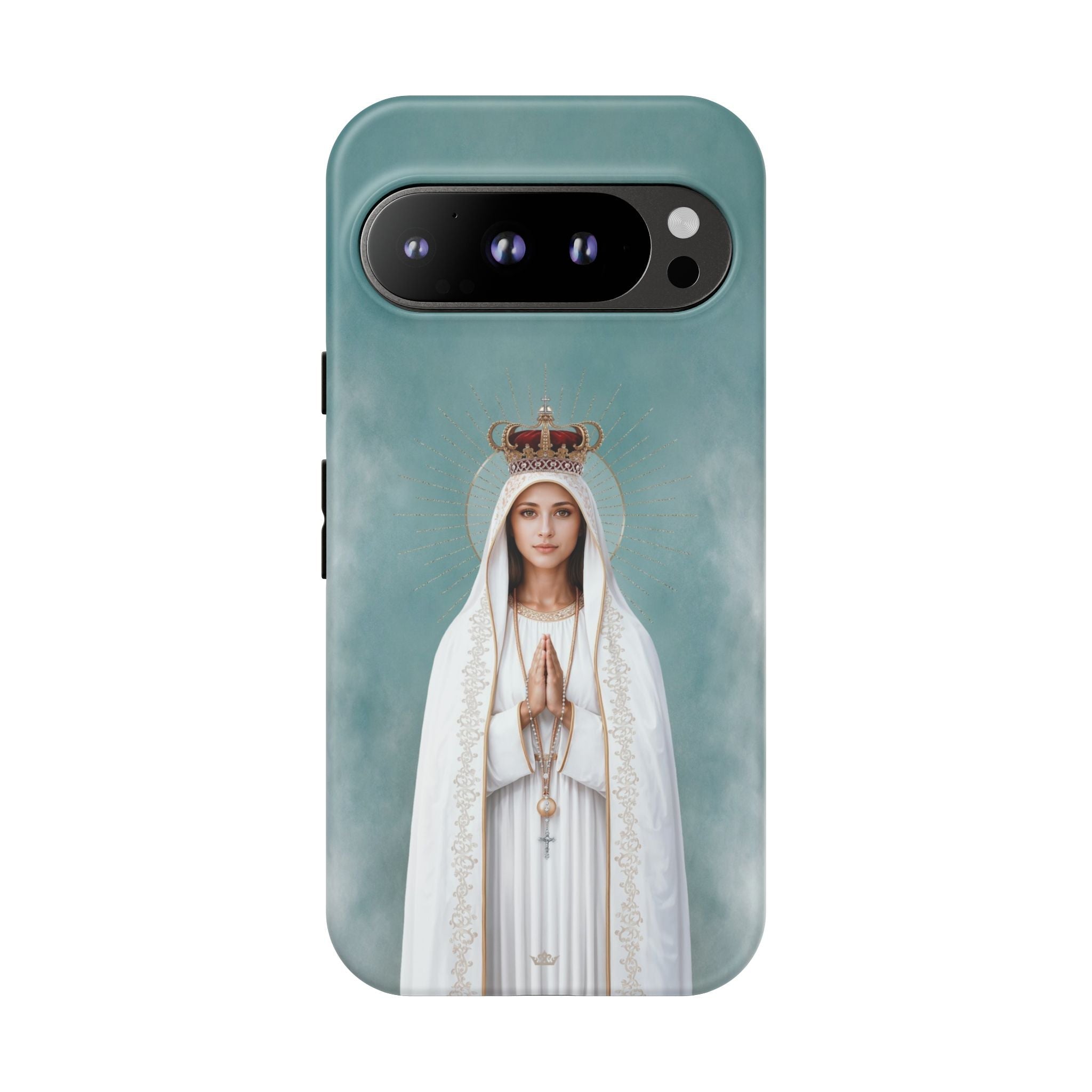Our Lady of Fatima Hard Phone Case - Venxara