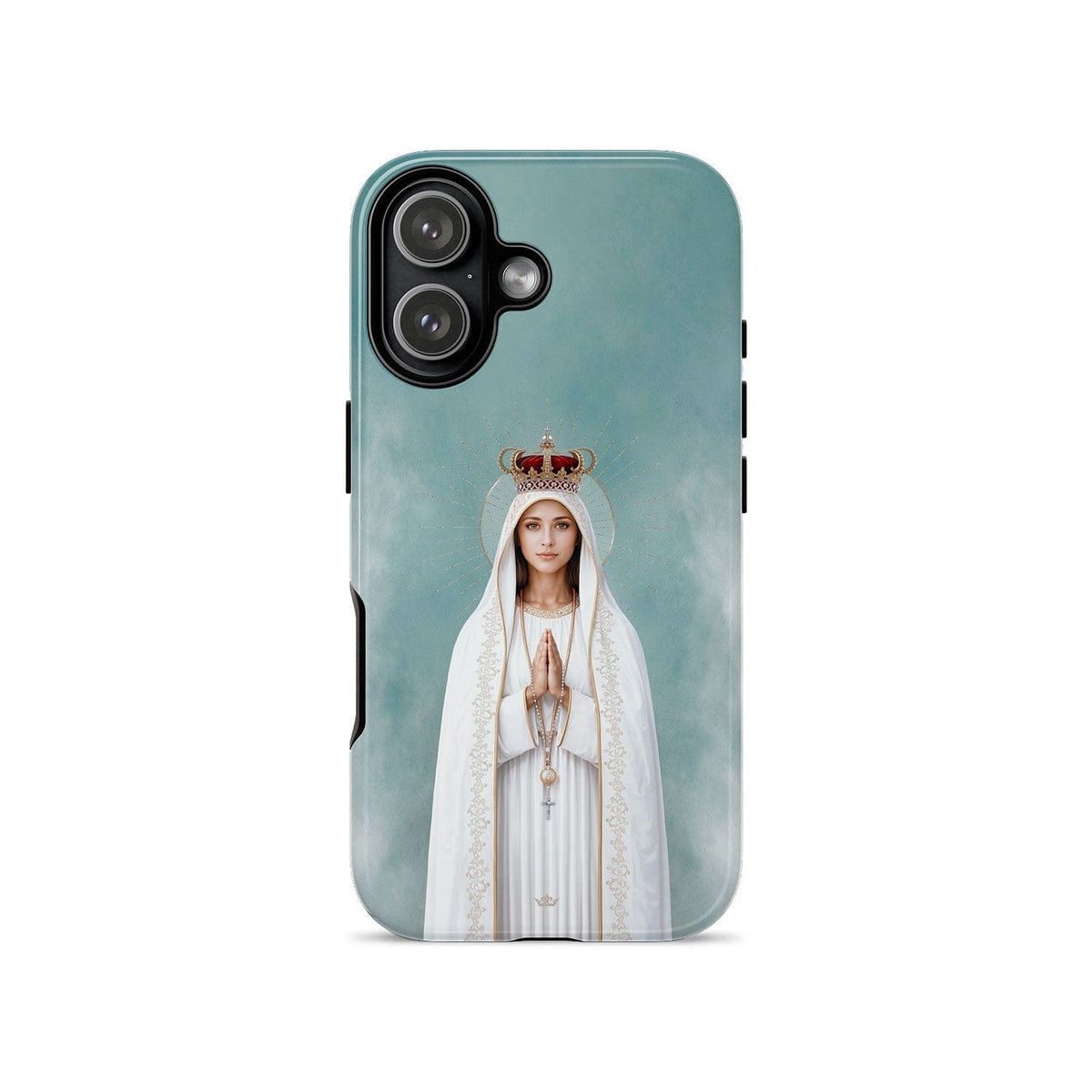 Our Lady of Fatima Hard Phone Case Copyright VENXARA
