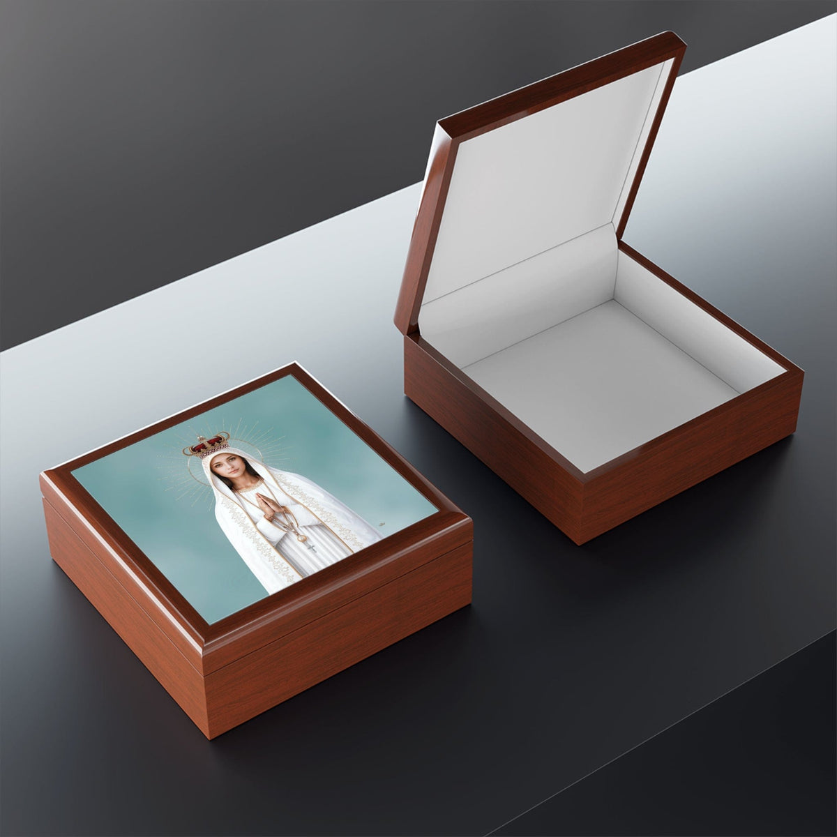 Our Lady of Fatima Keepsake Box Copyright VENXARA