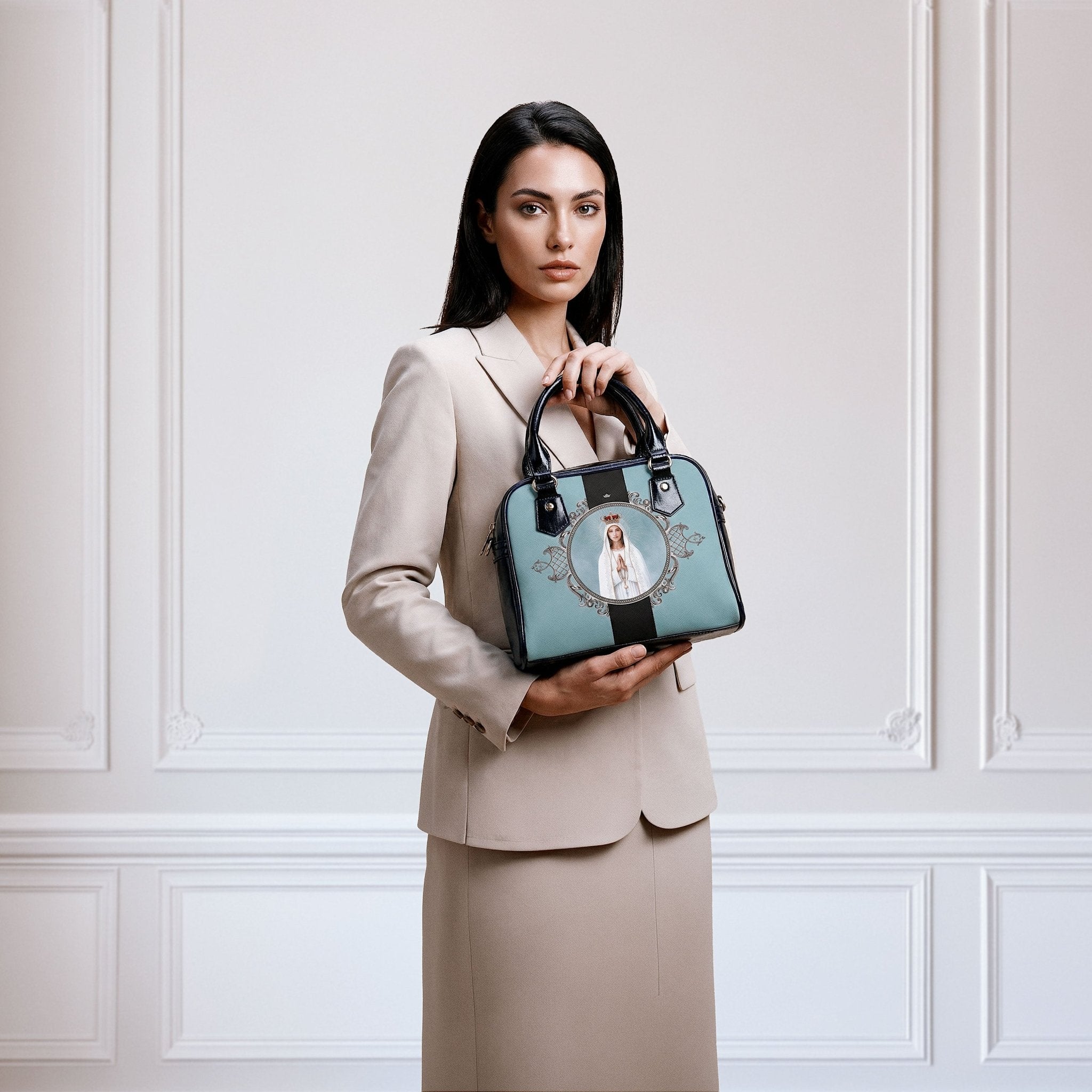 Our Lady of Fatima Medallion Handbag - VENXARA