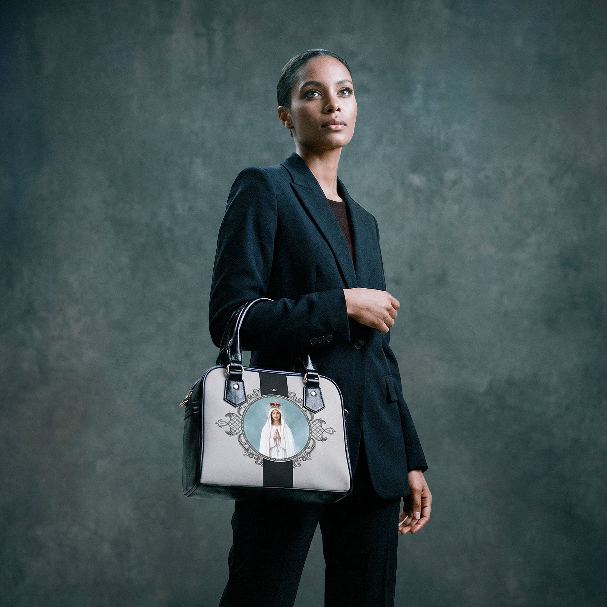 Our Lady of Fatima Medallion Handbag - VENXARA
