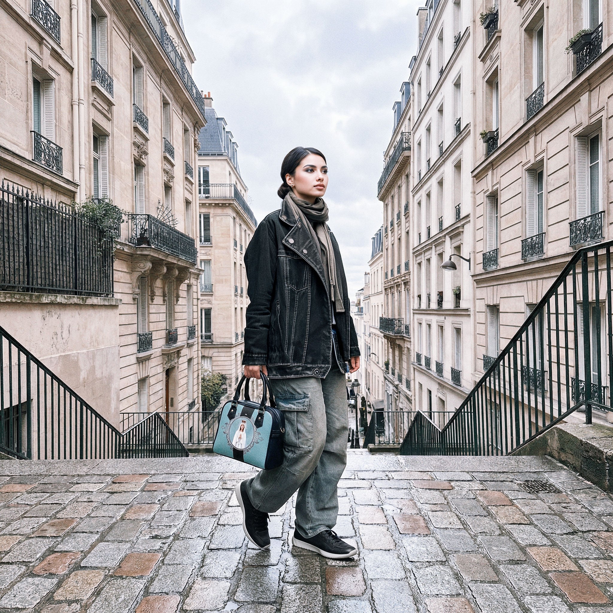 Our Lady of Fatima Medallion Handbag - VENXARA