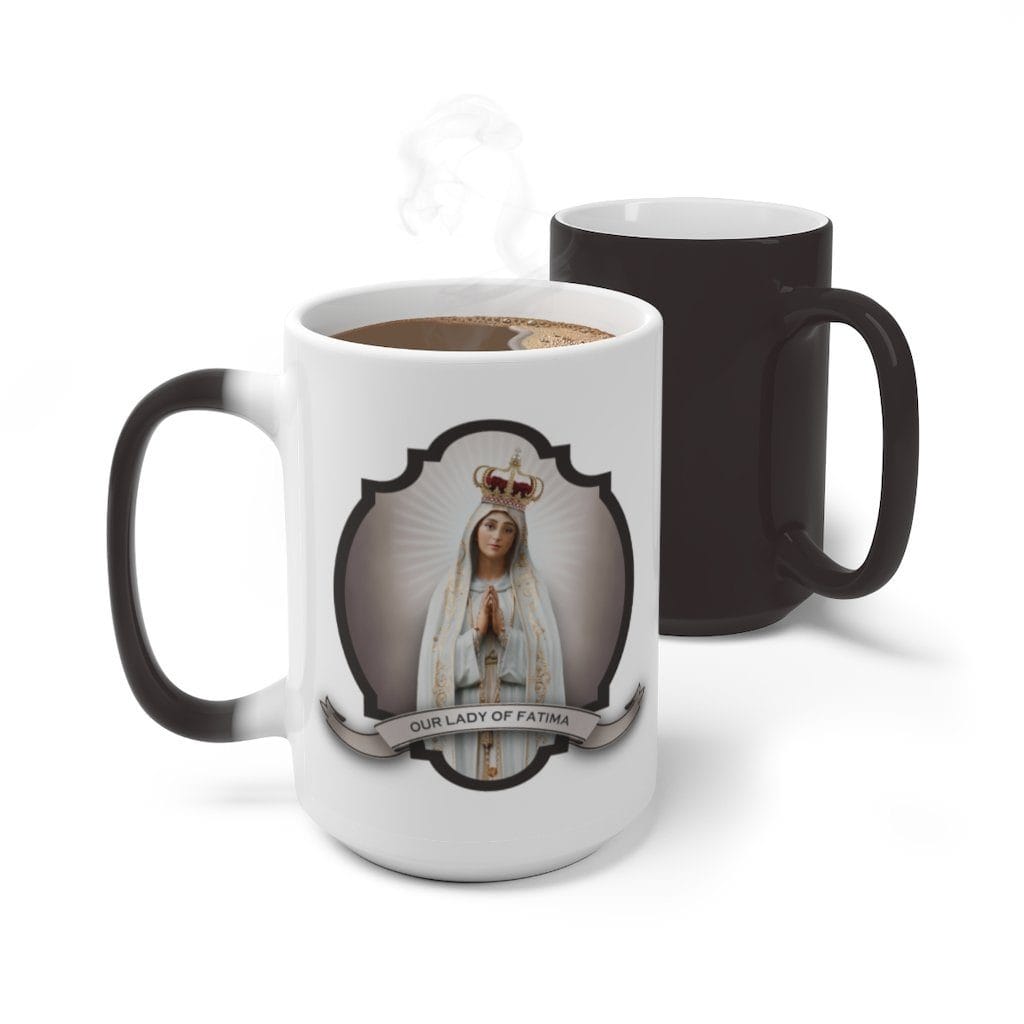 Our Lady of Fatima Transitional Mug Copyright VENXARA