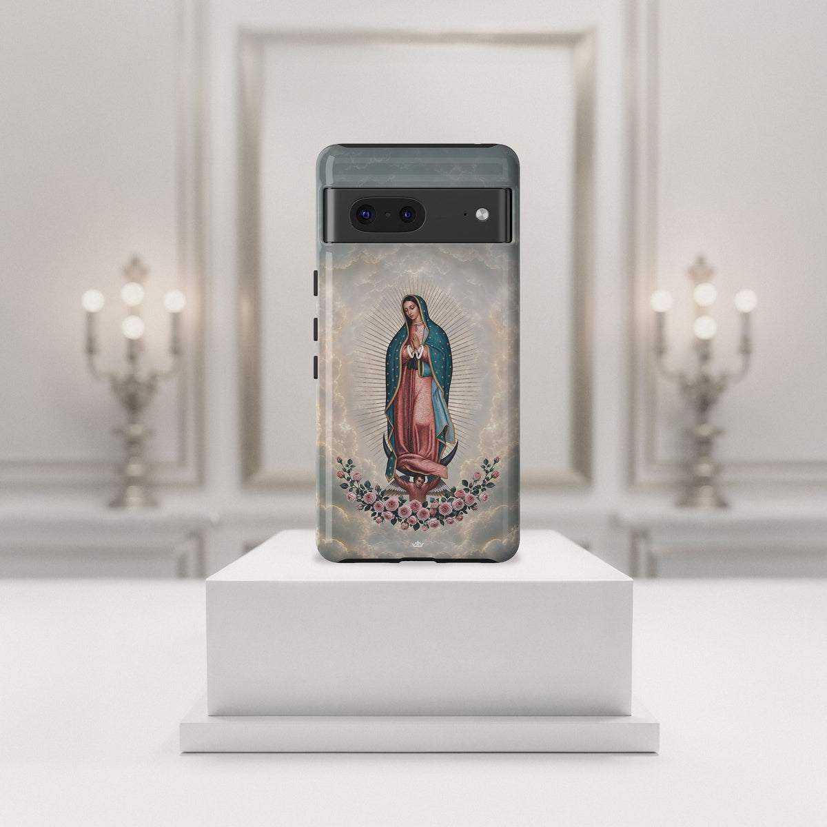 Our Lady of Guadalupe Hard Phone Case Copyright VENXARA