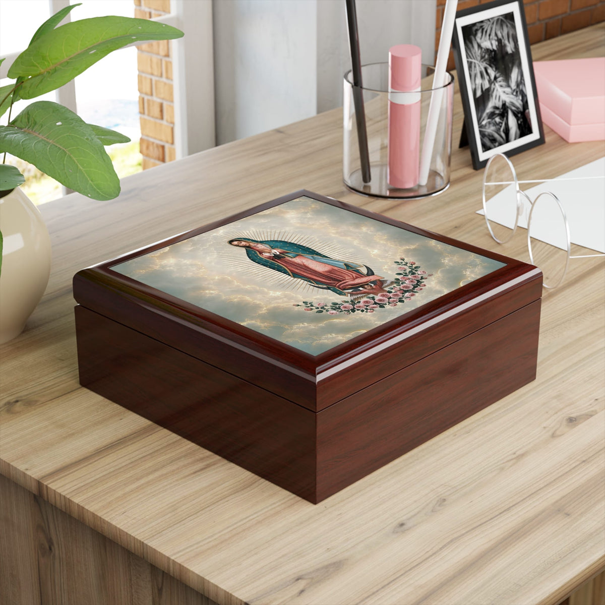 Our Lady of Guadalupe Keepsake Box Copyright VENXARA