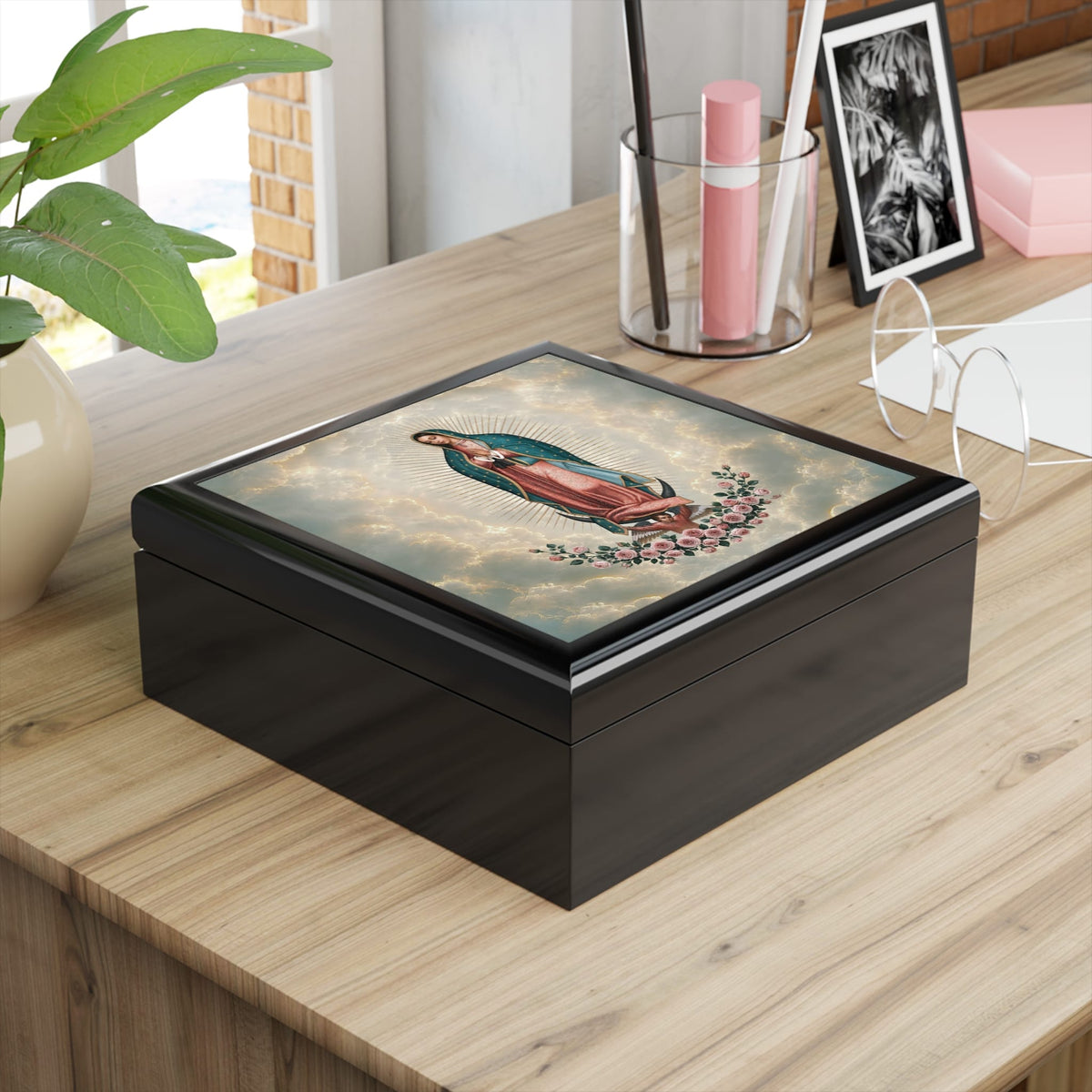 Our Lady of Guadalupe Keepsake Box Copyright VENXARA