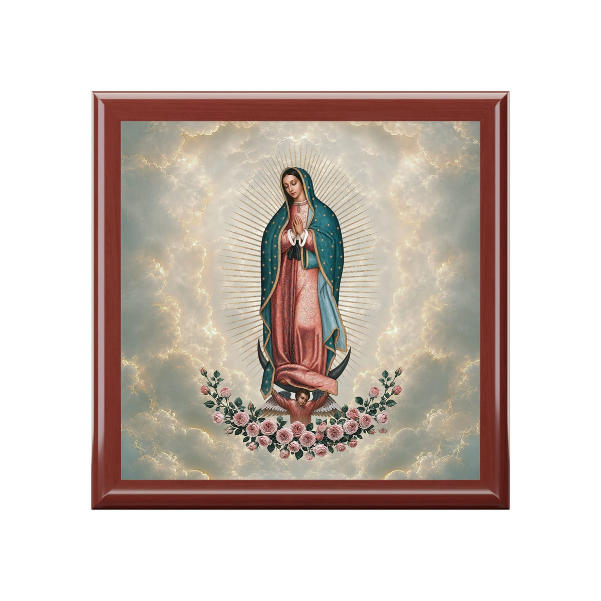 Our Lady of Guadalupe Keepsake Box Copyright VENXARA