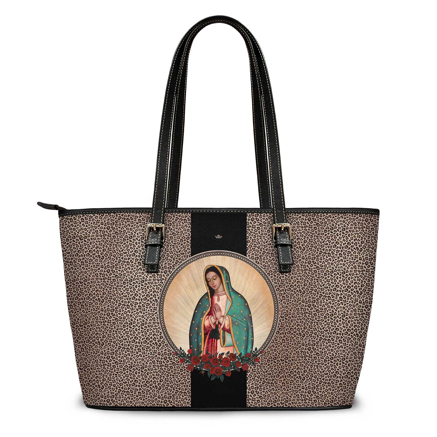 Our Lady of Guadalupe Tote Bag (Leopard) - VENXARA®