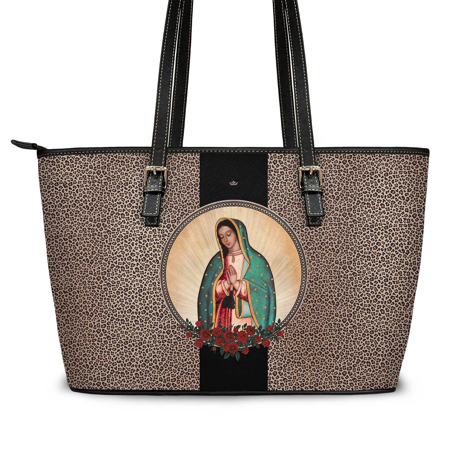 Our Lady of Guadalupe Tote Bag (Leopard) - VENXARA®