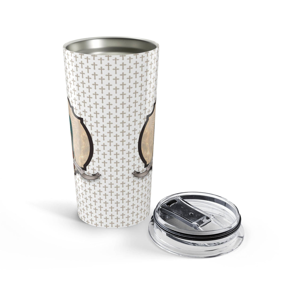 Our Lady of Guadalupe Tumbler (Crosses 20 oz) Copyright VENXARA