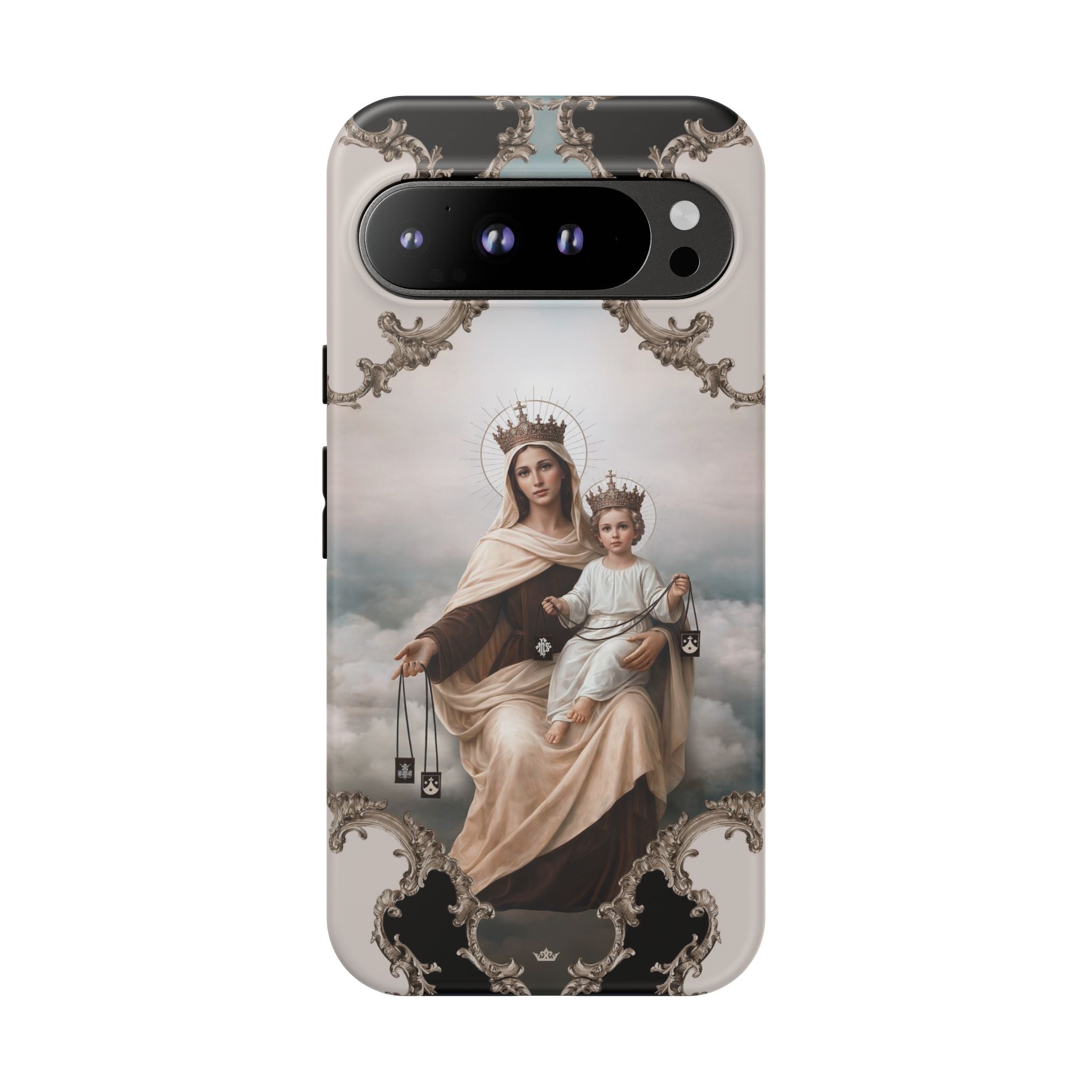 Our Lady of Mt. Carmel Hard Phone Case (Baroque) - Venxara