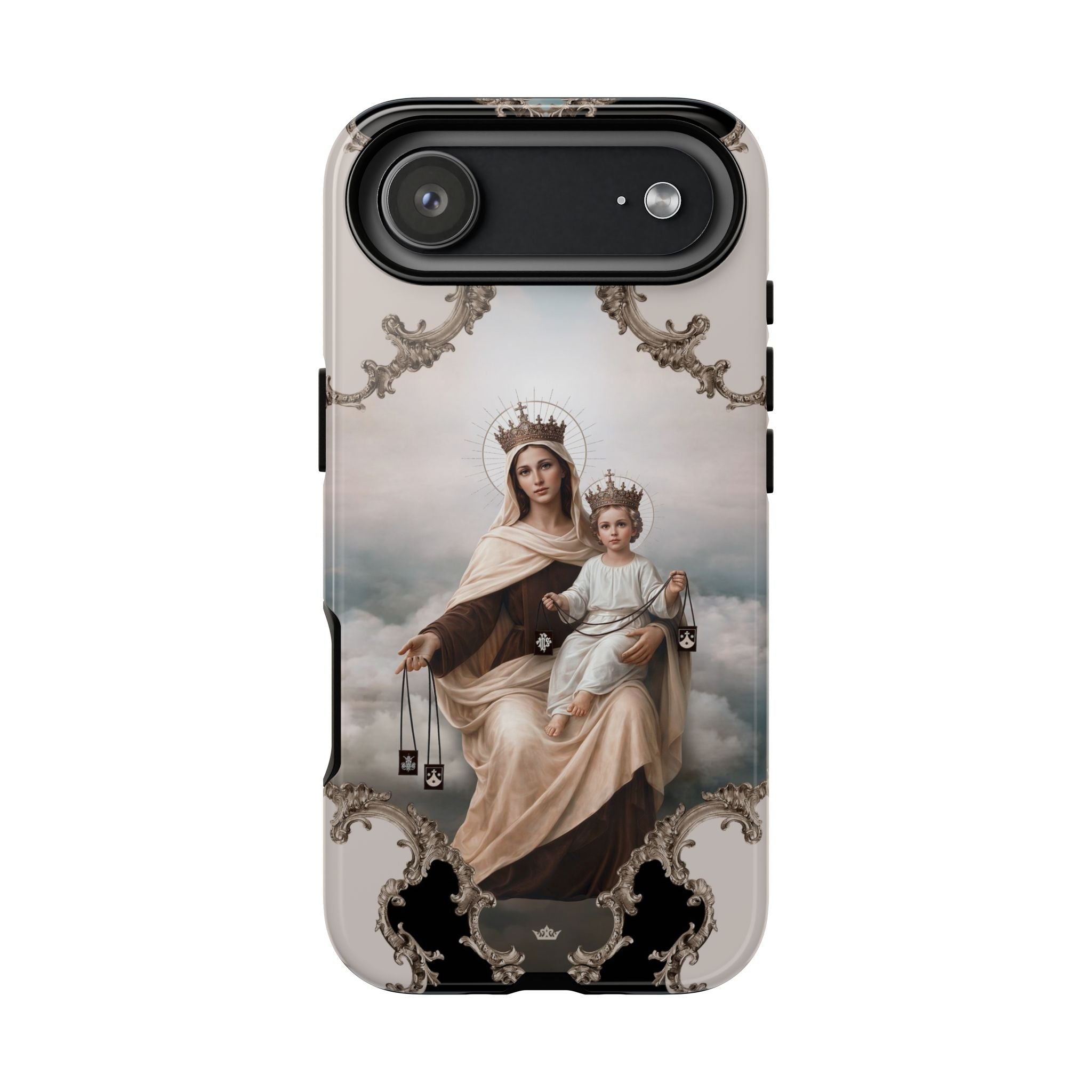 Our Lady of Mt. Carmel Hard Phone Case (Baroque) - Venxara