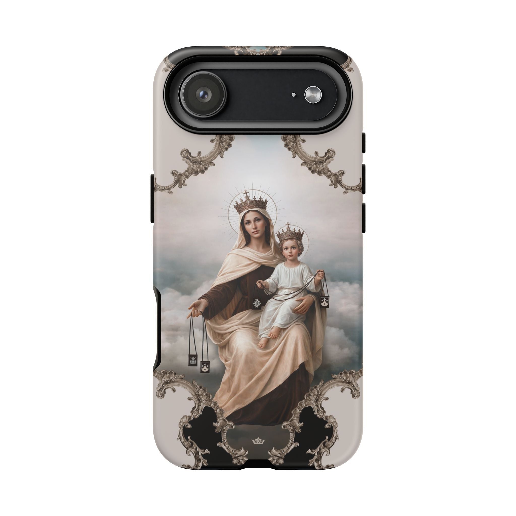 Our Lady of Mt. Carmel Hard Phone Case (Baroque) - Venxara