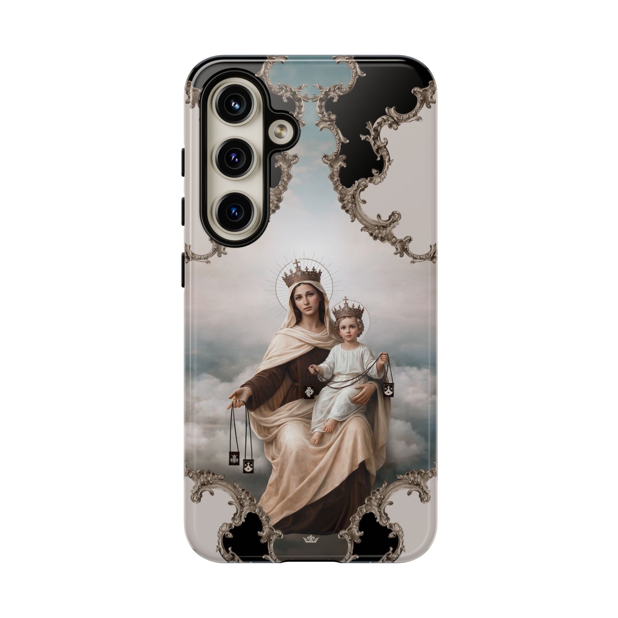 Our Lady of Mt. Carmel Hard Phone Case (Baroque) - Venxara