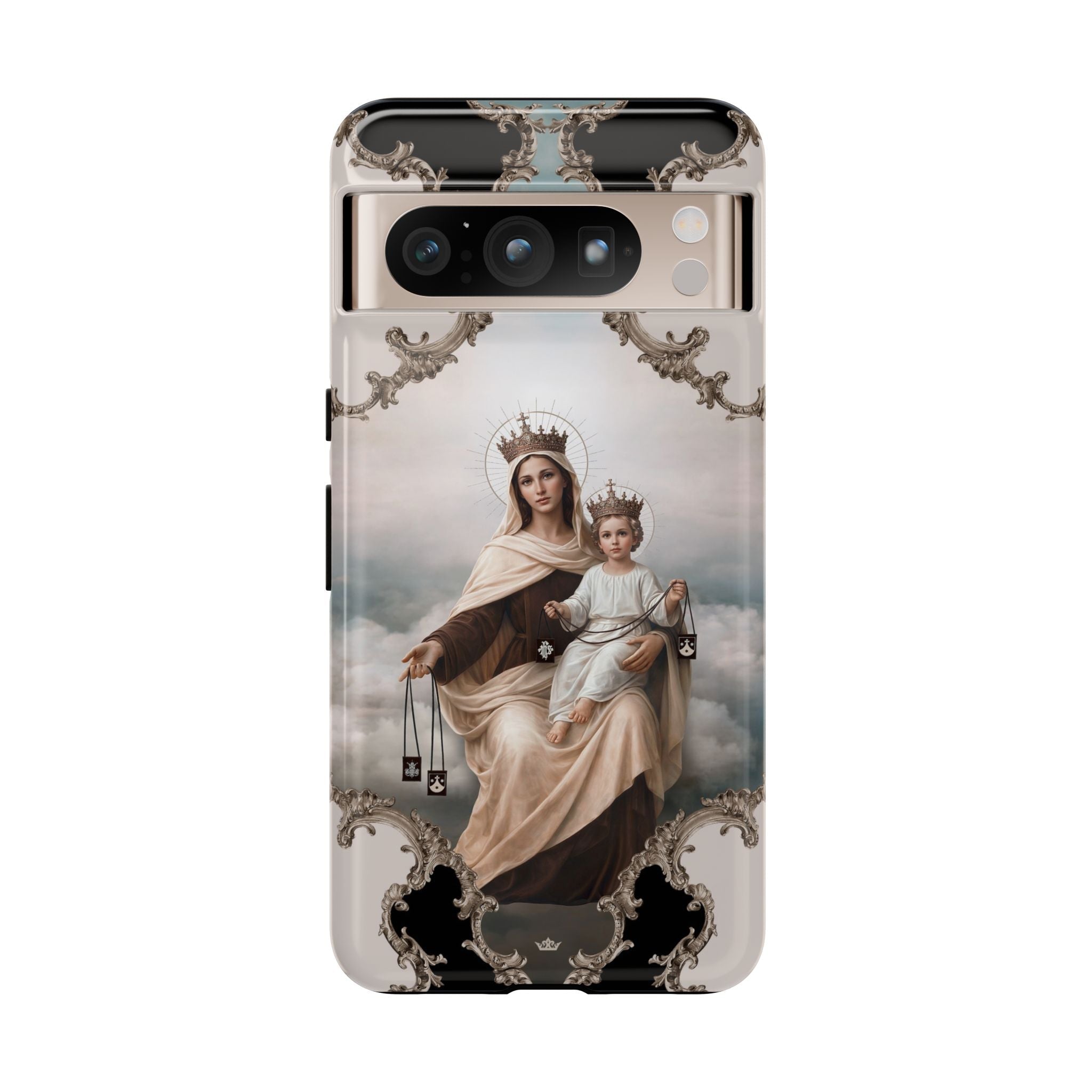 Our Lady of Mt. Carmel Hard Phone Case (Baroque) - Venxara