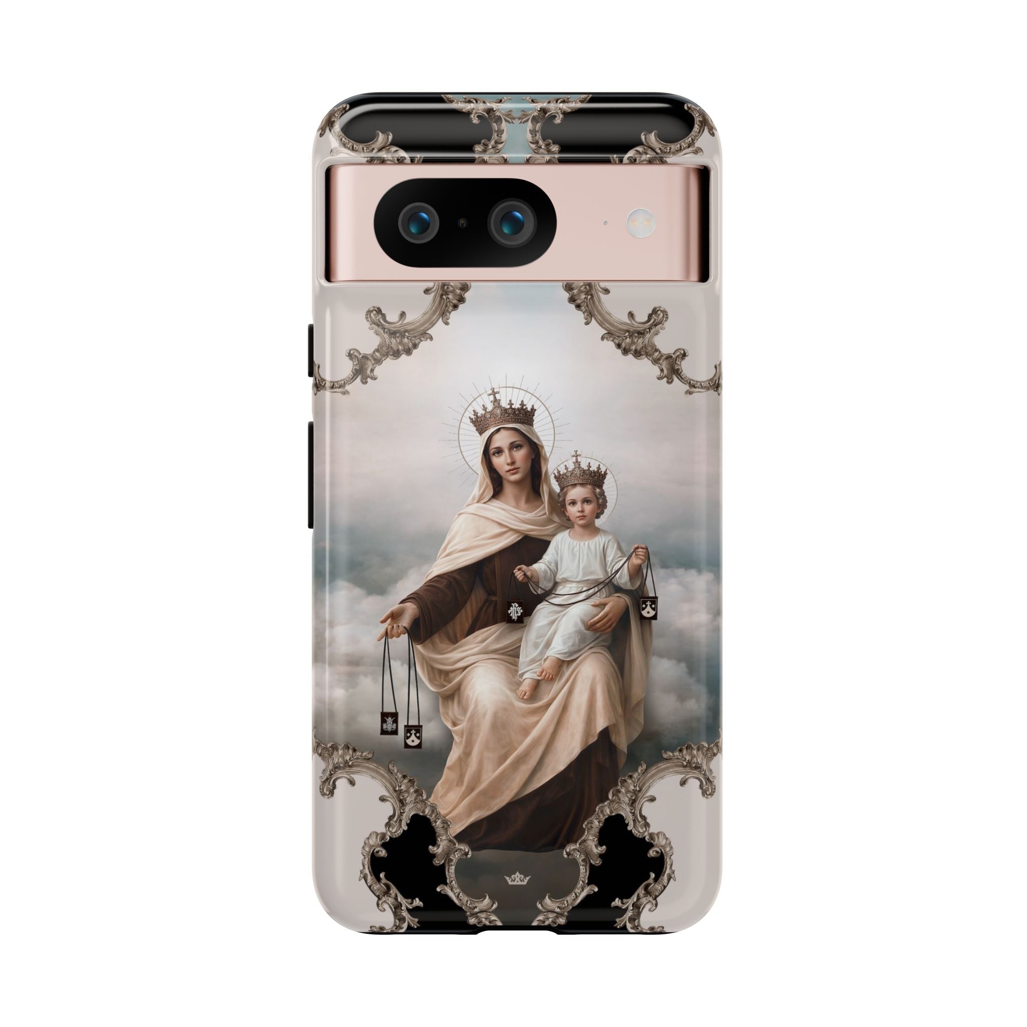 Our Lady of Mt. Carmel Hard Phone Case (Baroque) - Venxara