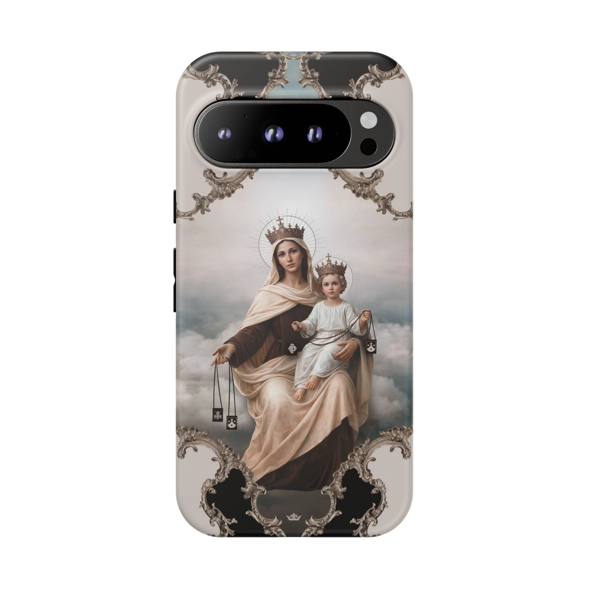 Our Lady of Mt. Carmel Hard Phone Case (Baroque) - Venxara