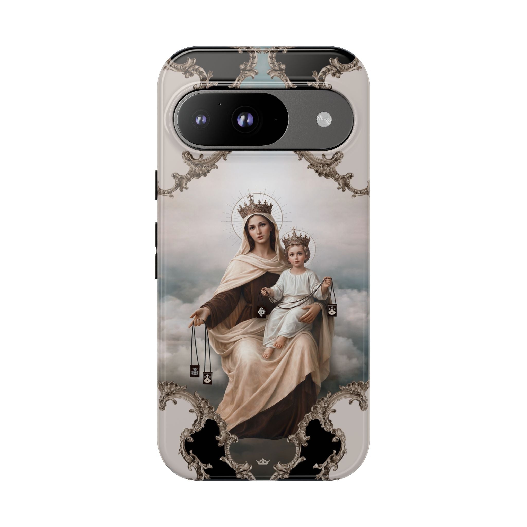 Our Lady of Mt. Carmel Hard Phone Case (Baroque) - Venxara