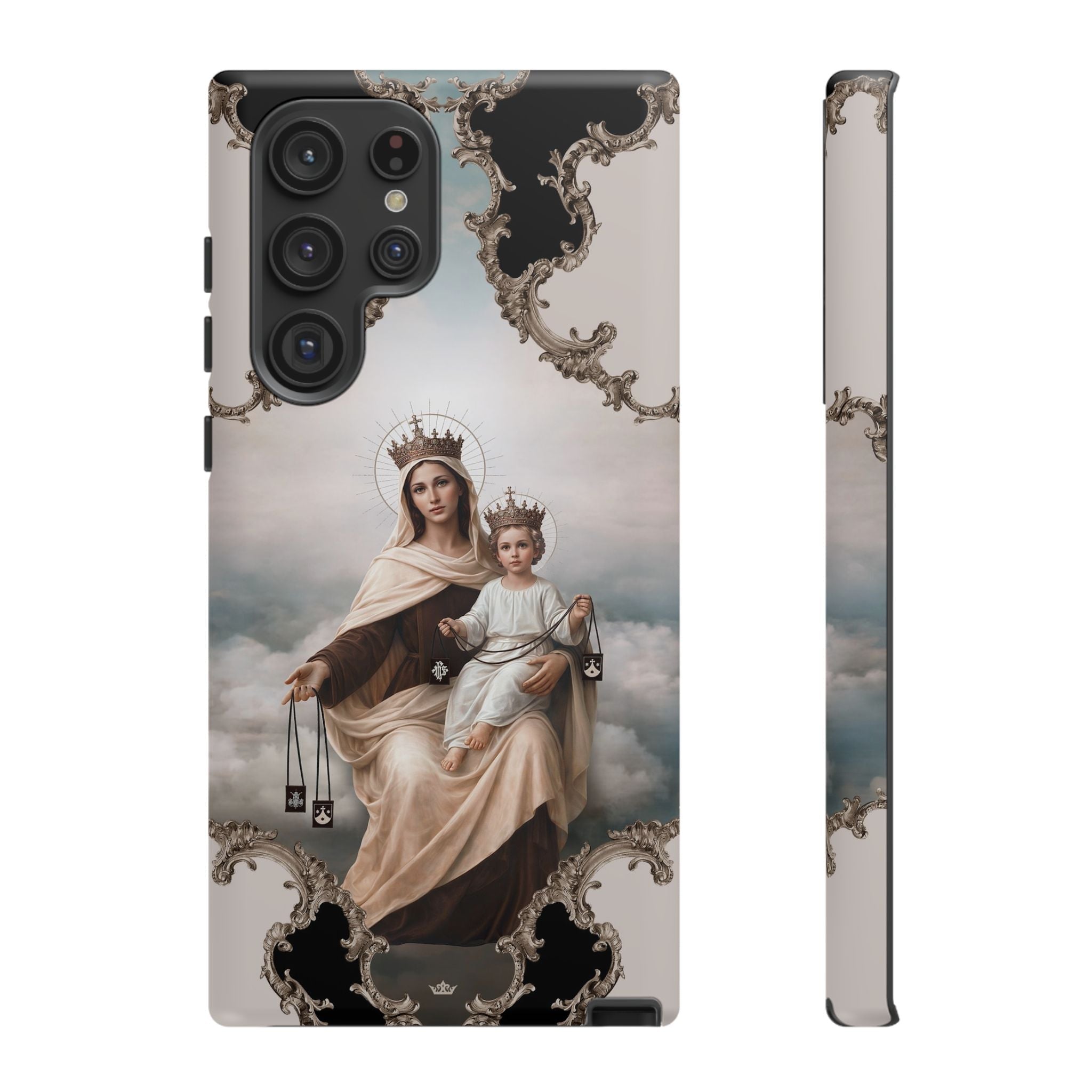 Our Lady of Mt. Carmel Hard Phone Case (Baroque) - Venxara