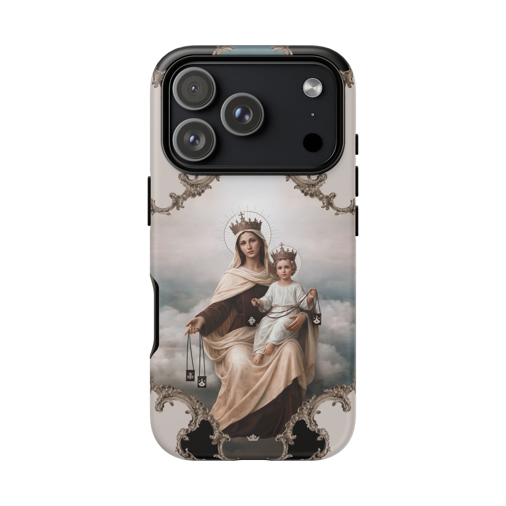 Our Lady of Mt. Carmel Hard Phone Case (Baroque) - Venxara