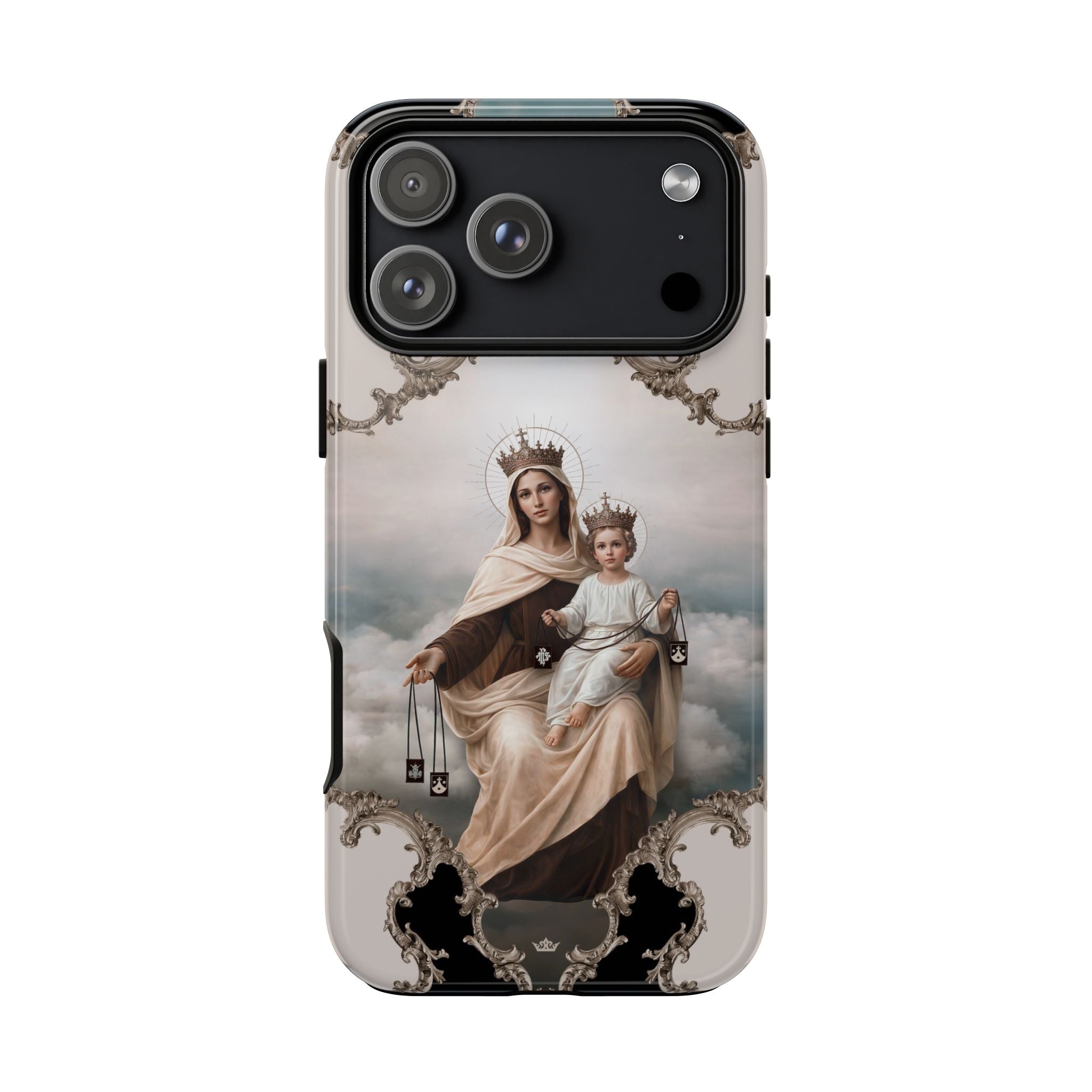 Our Lady of Mt. Carmel Hard Phone Case (Baroque) - Venxara