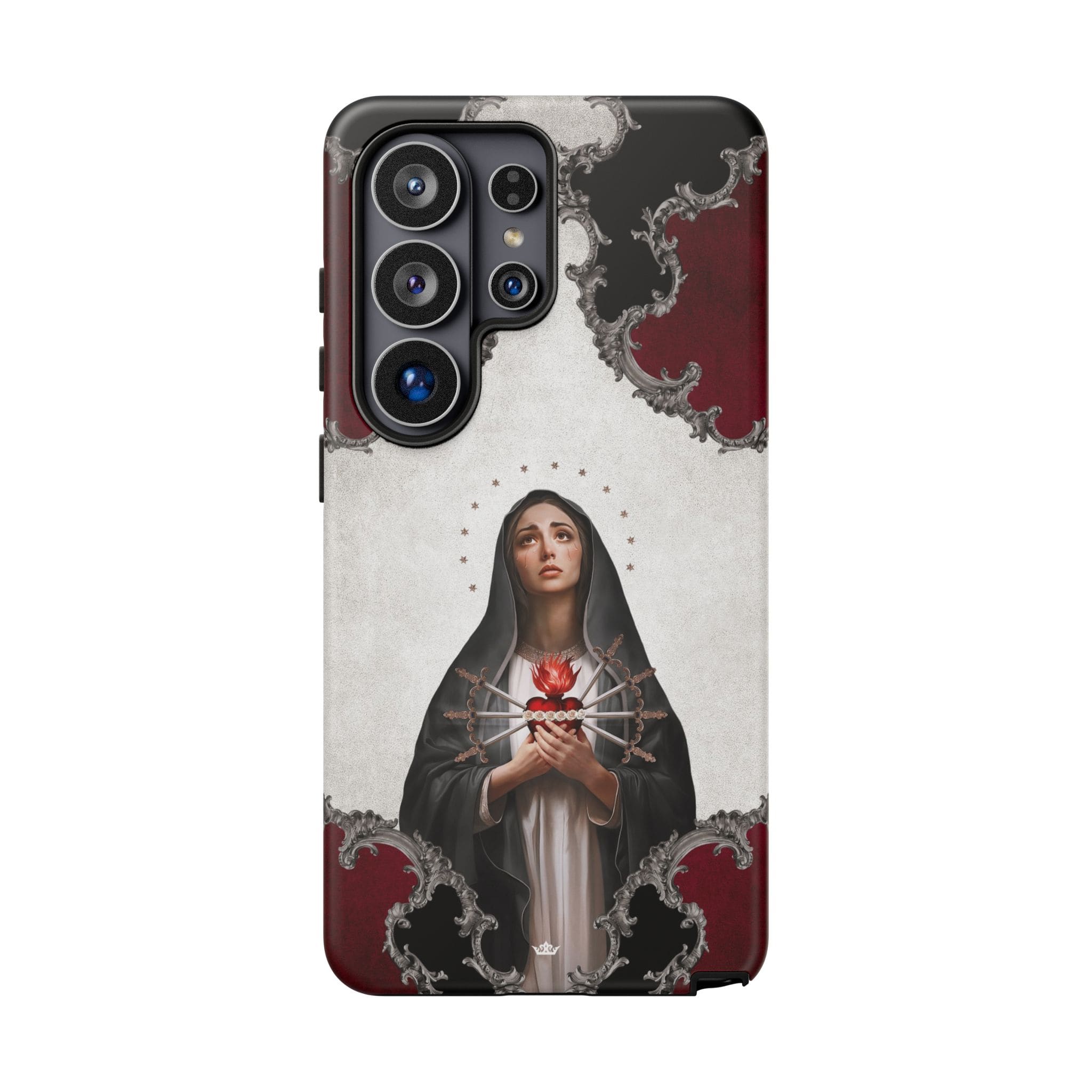 Our Lady of Sorrows Hard Phone Case (Baroque) Copyright VENXARA