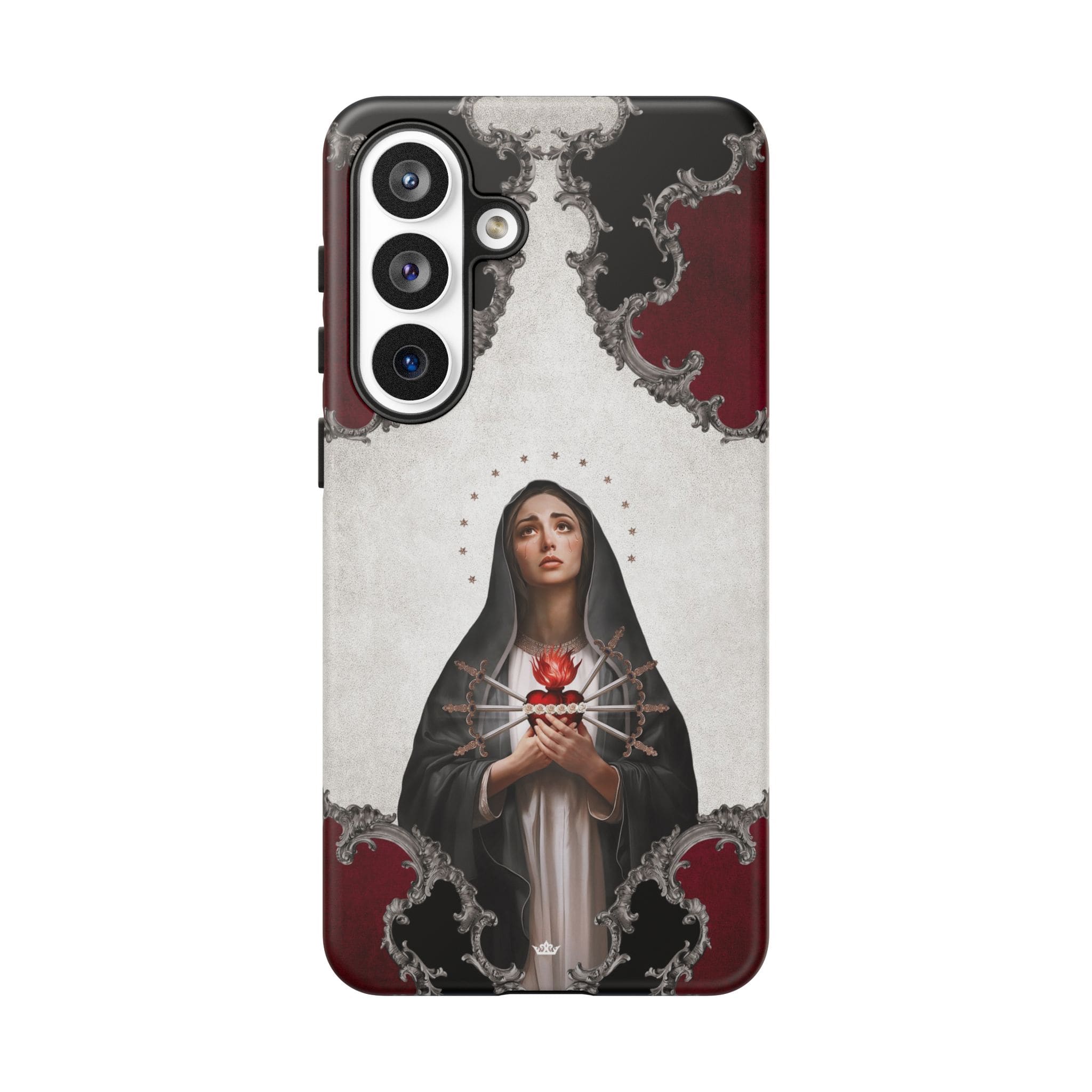 Our Lady of Sorrows Hard Phone Case (Baroque) Copyright VENXARA