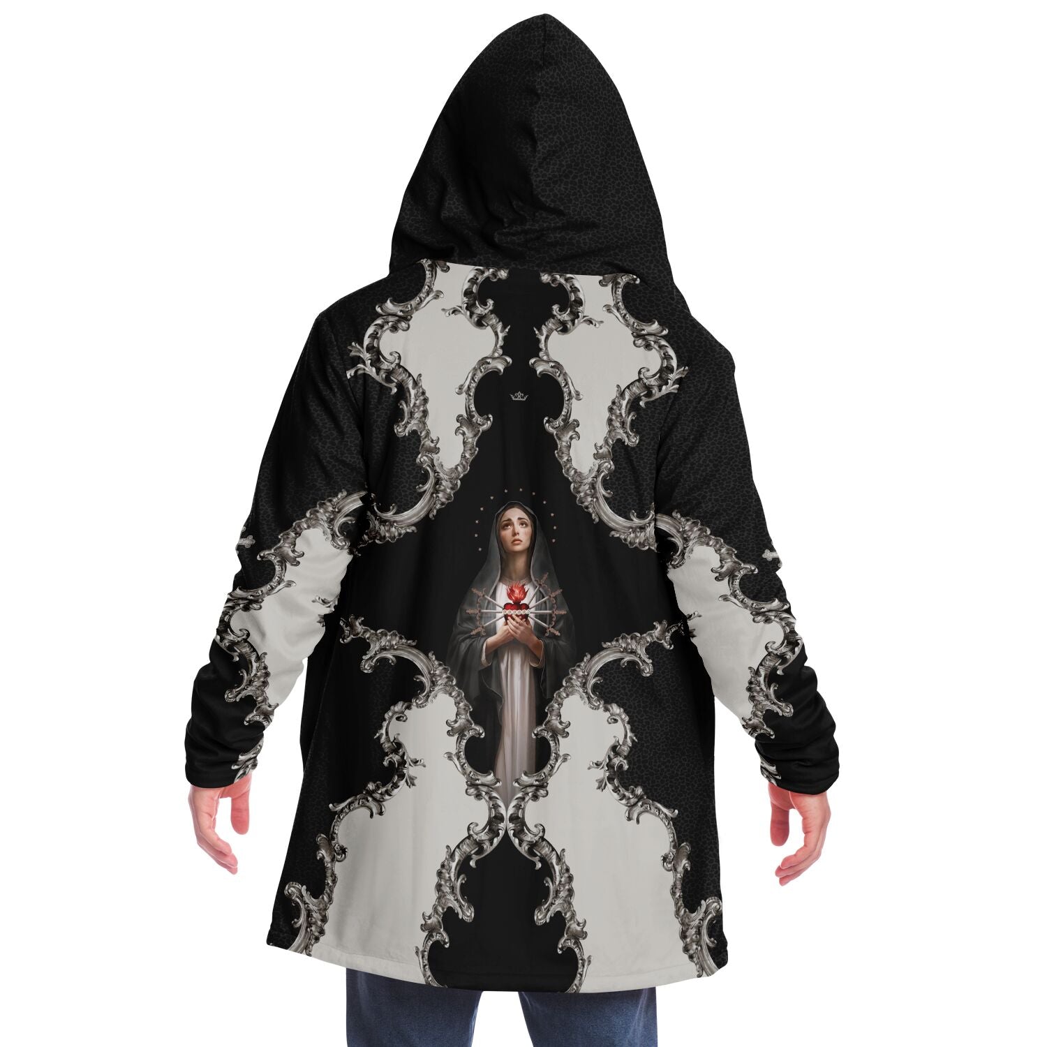 Our Lady of Sorrows Microfleece Cloak (Baroque Leopard) - VENXARA®
