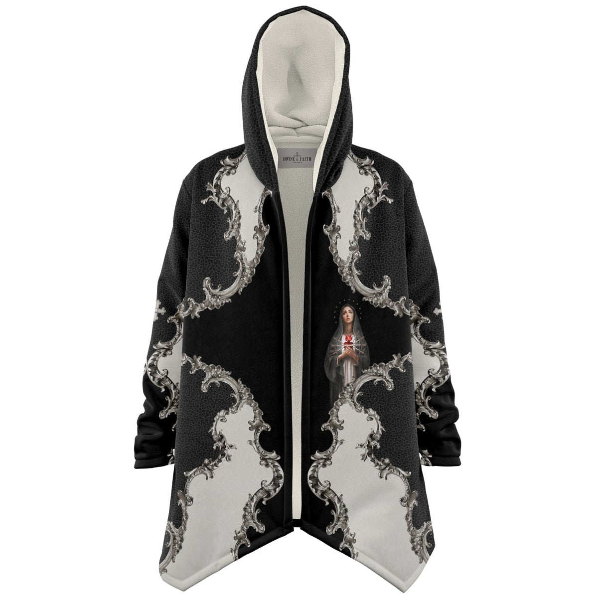 Our Lady of Sorrows Microfleece Cloak (Baroque Leopard) Copyright VENXARA