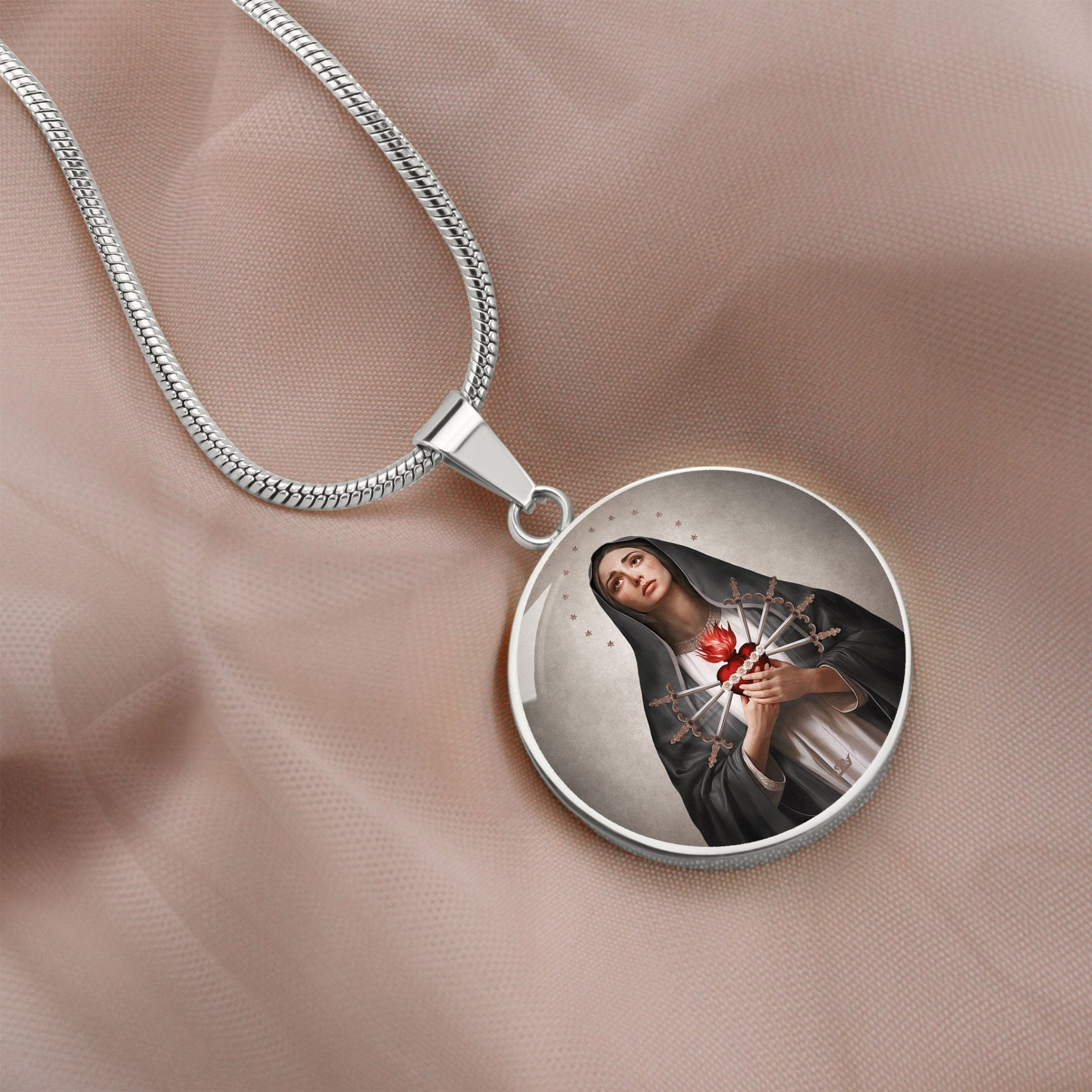 Our Lady of Sorrows Pendant Necklace - VENXARA®