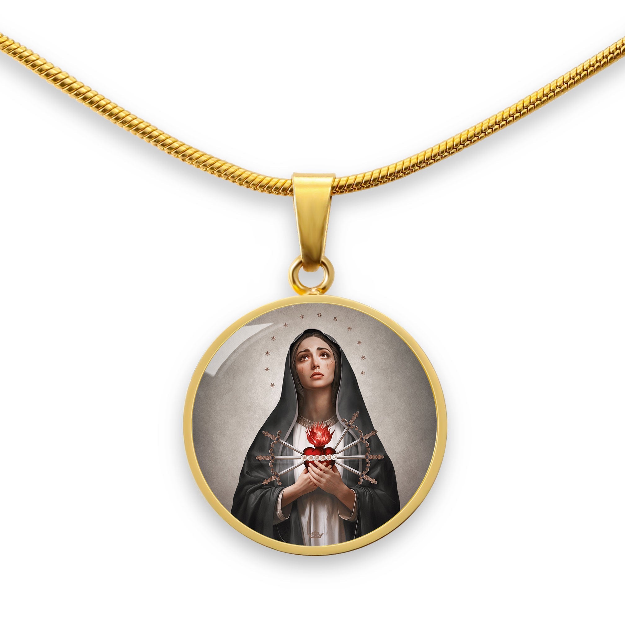 Our Lady of Sorrows Pendant Necklace - VENXARA®