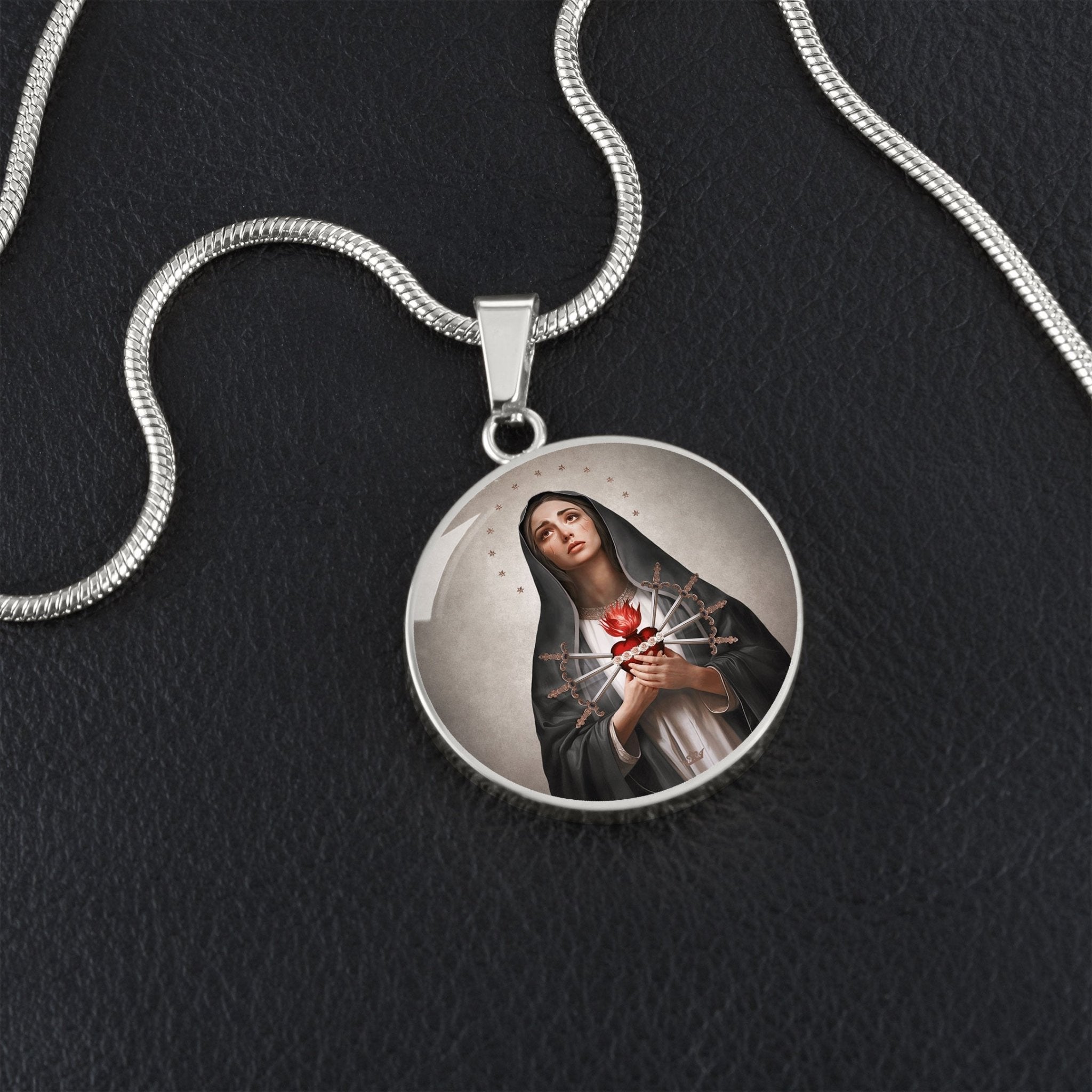 Our Lady of Sorrows Pendant Necklace - VENXARA®
