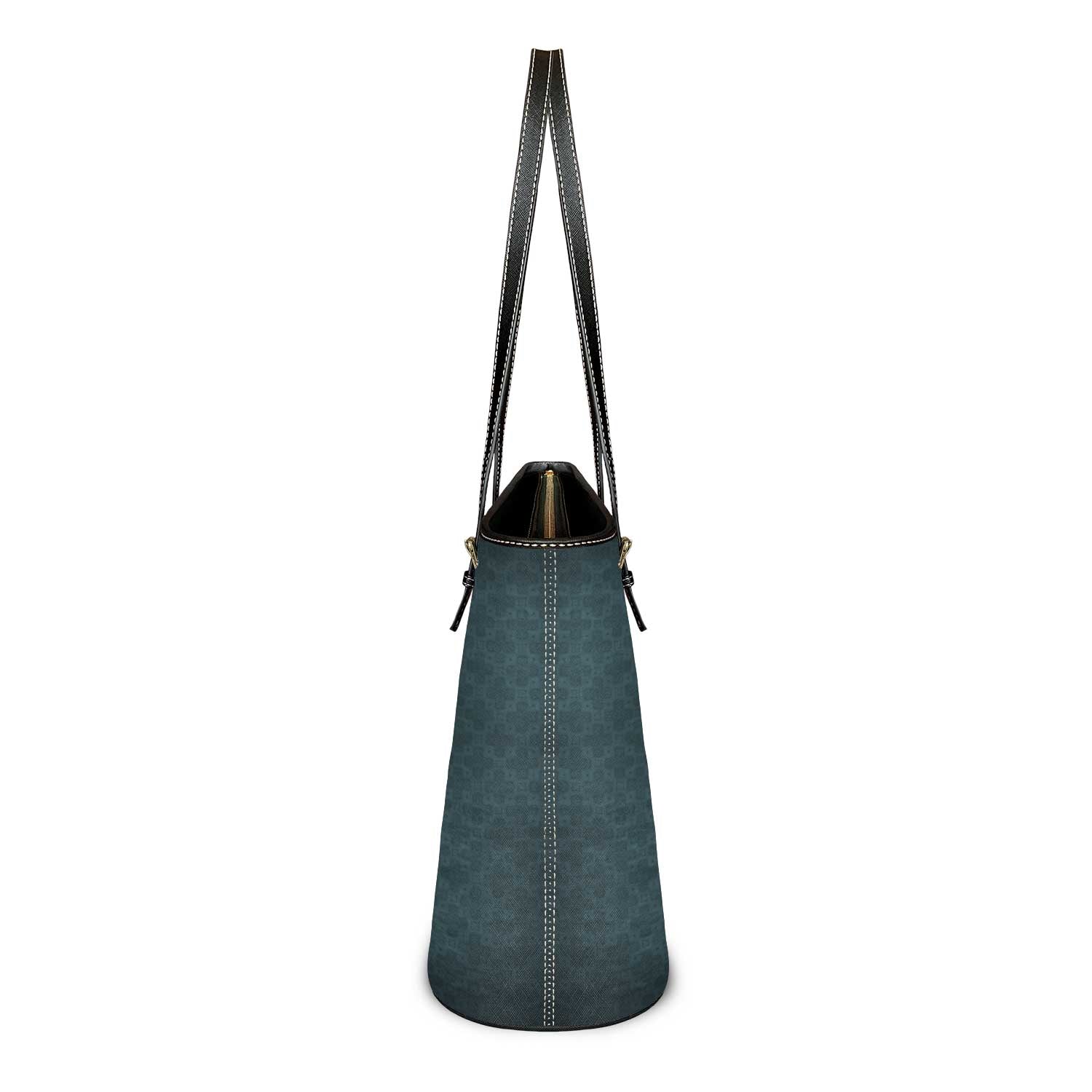 St. Padre Pio Tote Bag (Blue Patina) - Venxara