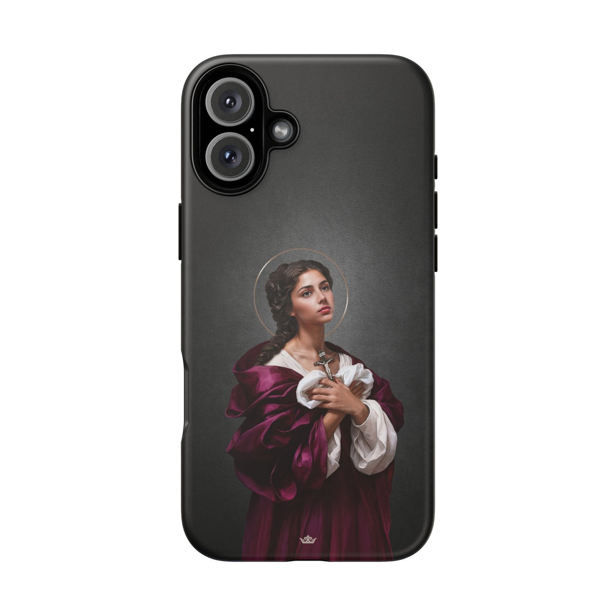 St. Agatha Hard Phone Case (Dark) Copyright VENXARA