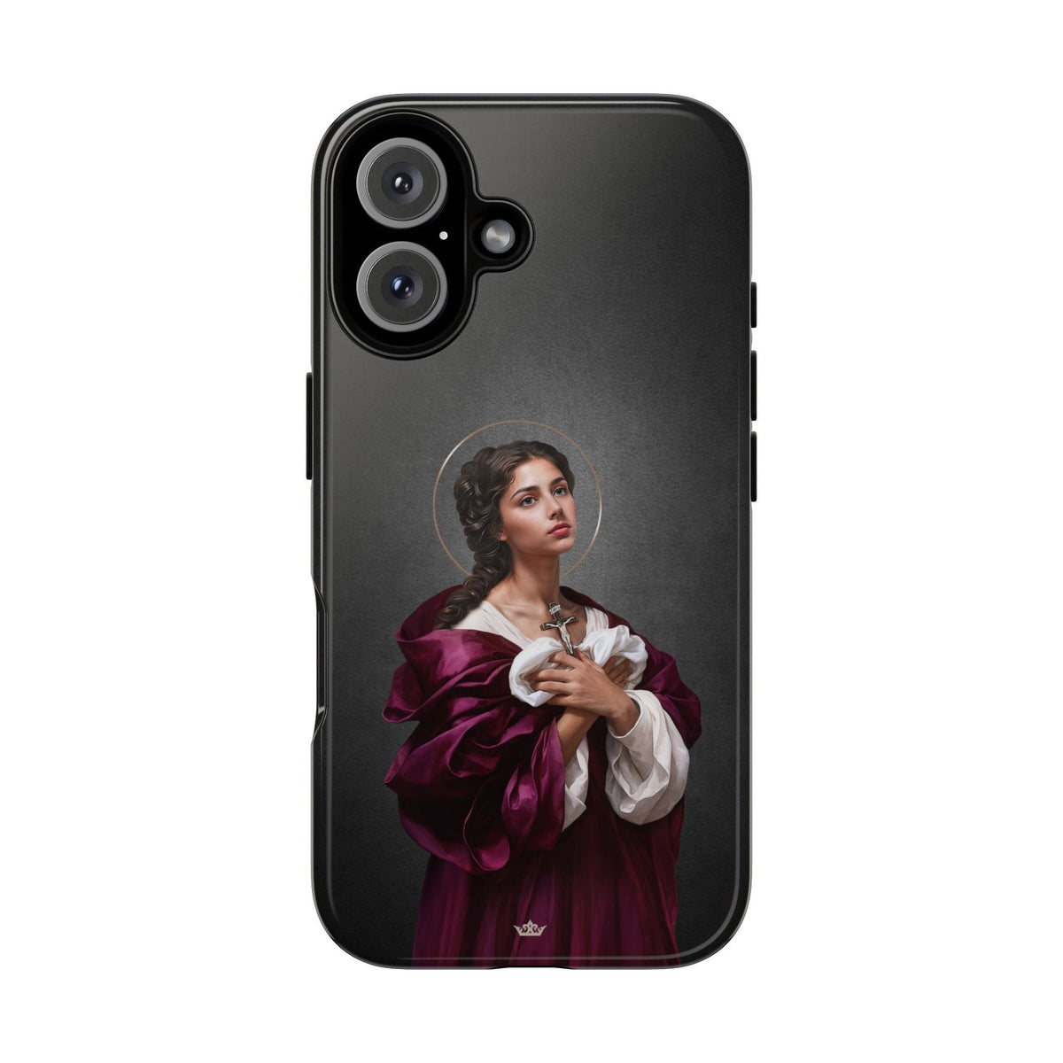 St. Agatha Hard Phone Case (Dark) Copyright VENXARA