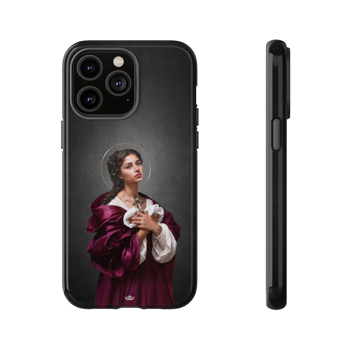 St. Agatha Hard Phone Case (Dark) Copyright VENXARA
