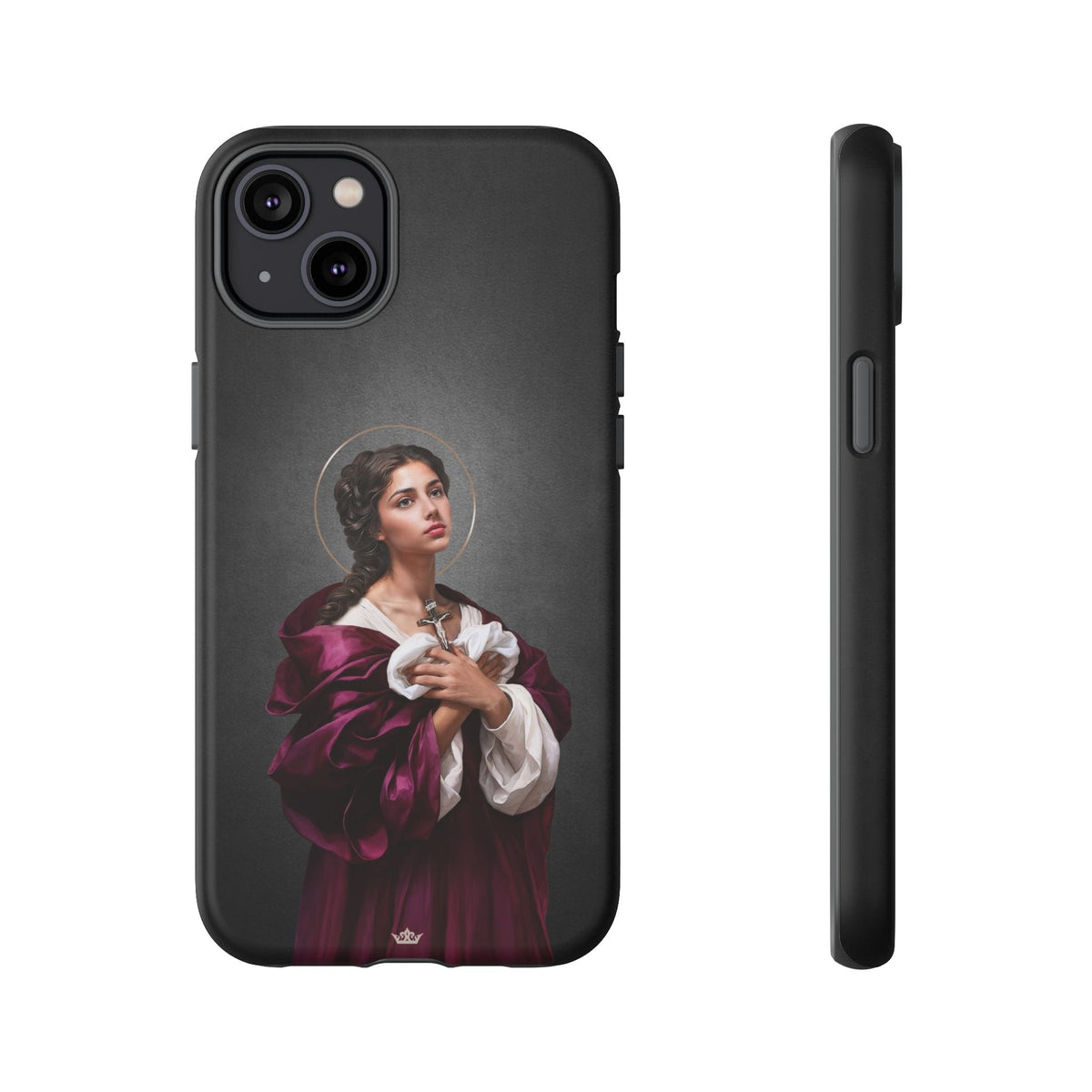 St. Agatha Hard Phone Case (Dark) Copyright VENXARA