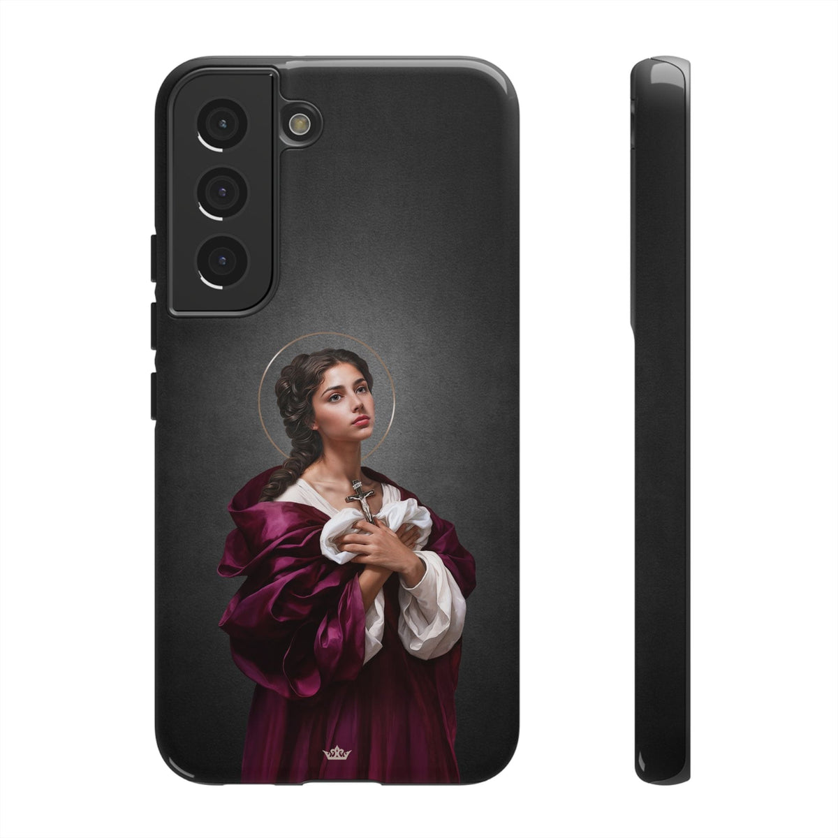 St. Agatha Hard Phone Case (Dark) Copyright VENXARA