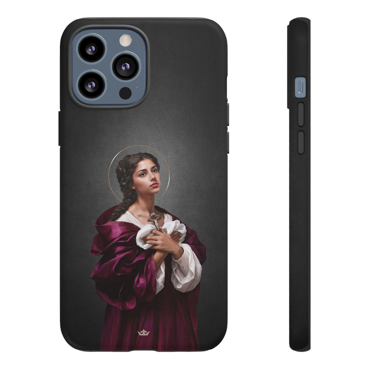 St. Agatha Hard Phone Case (Dark) Copyright VENXARA