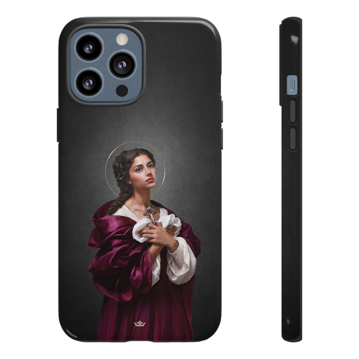 St. Agatha Hard Phone Case (Dark) Copyright VENXARA