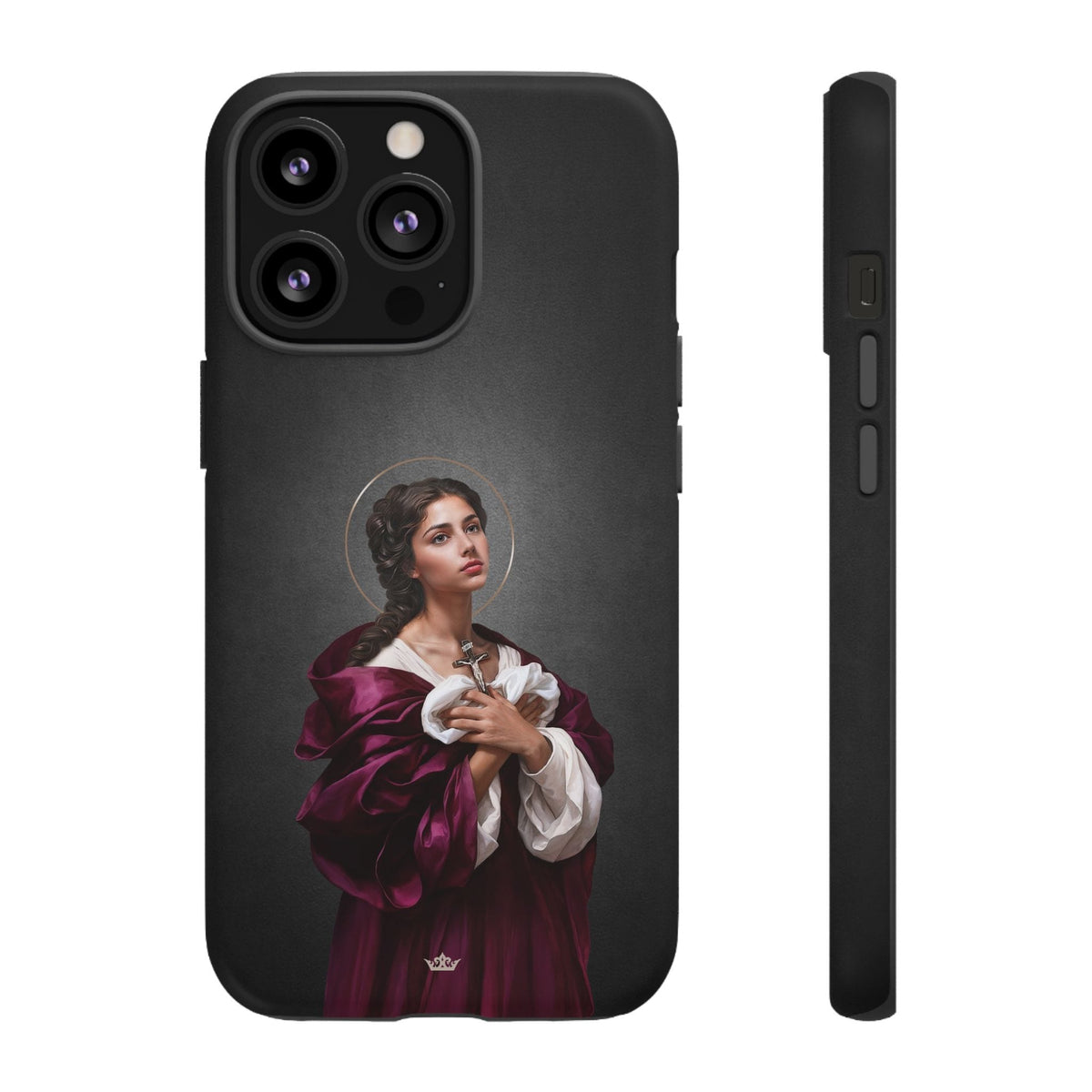 St. Agatha Hard Phone Case (Dark) Copyright VENXARA