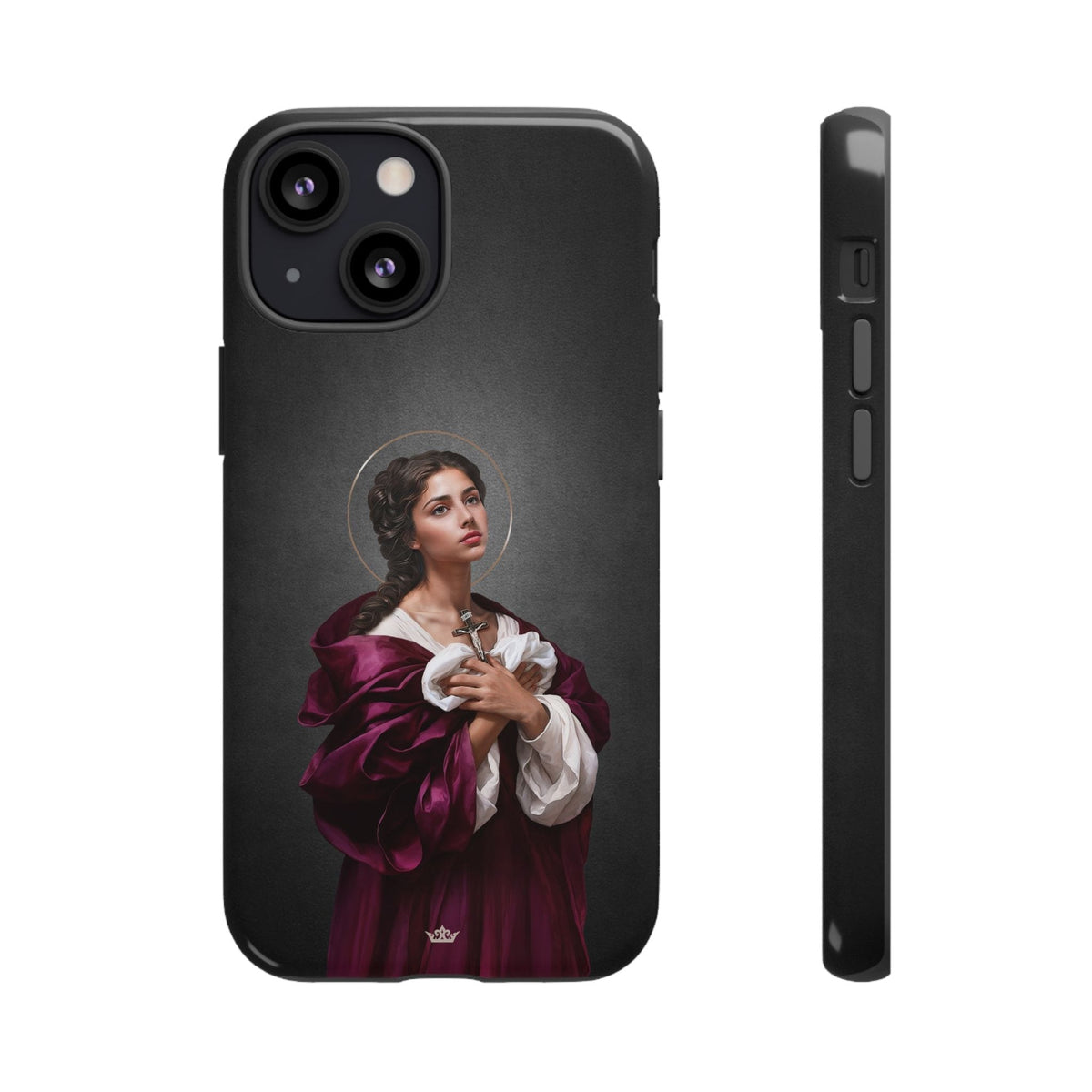 St. Agatha Hard Phone Case (Dark) Copyright VENXARA