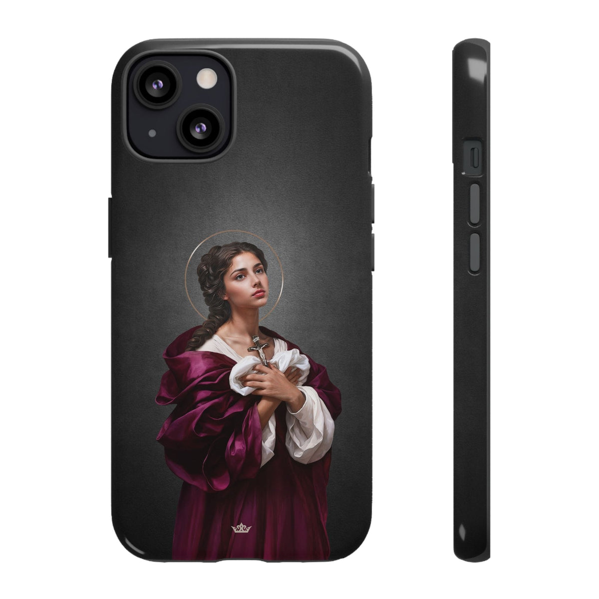 St. Agatha Hard Phone Case (Dark) Copyright VENXARA