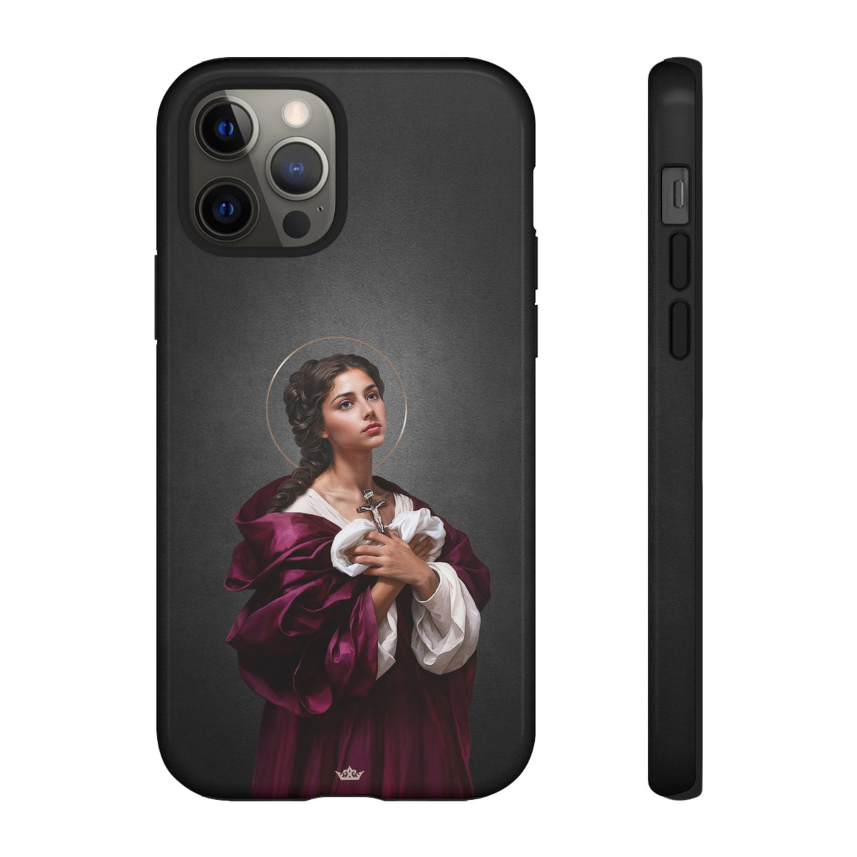 St. Agatha Hard Phone Case (Dark) Copyright VENXARA