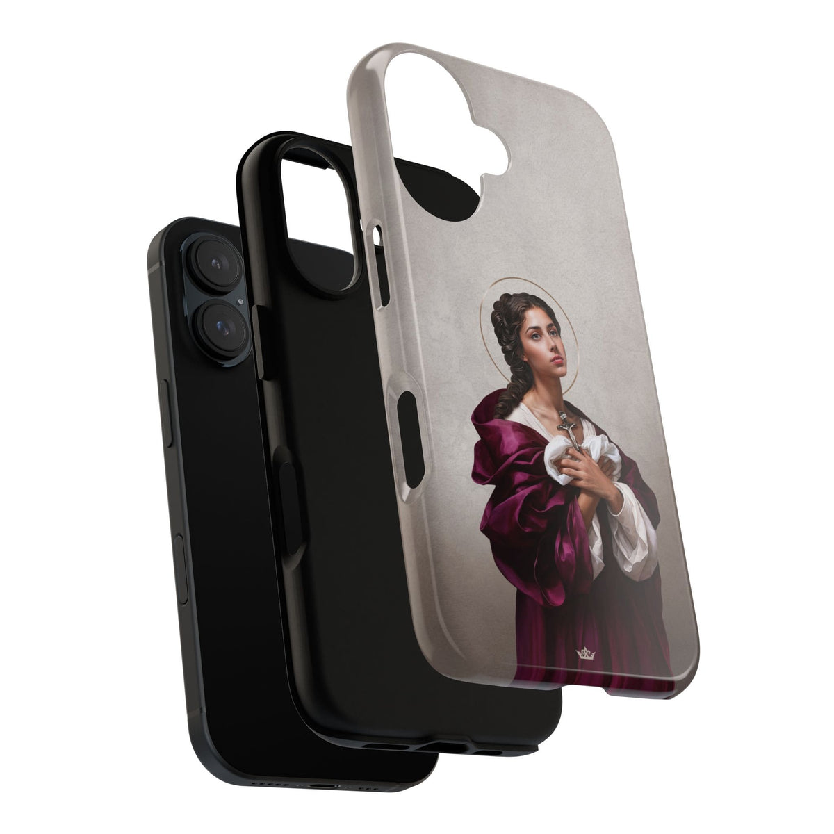St. Agatha Hard Phone Case (Light) Copyright VENXARA