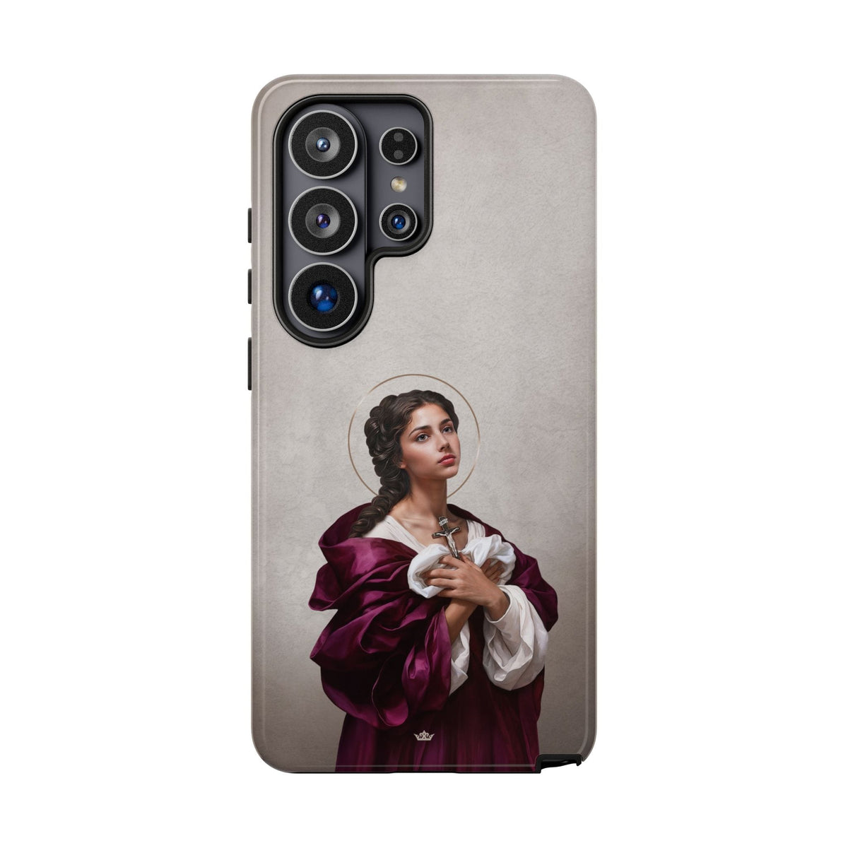 St. Agatha Hard Phone Case (Light) Copyright VENXARA