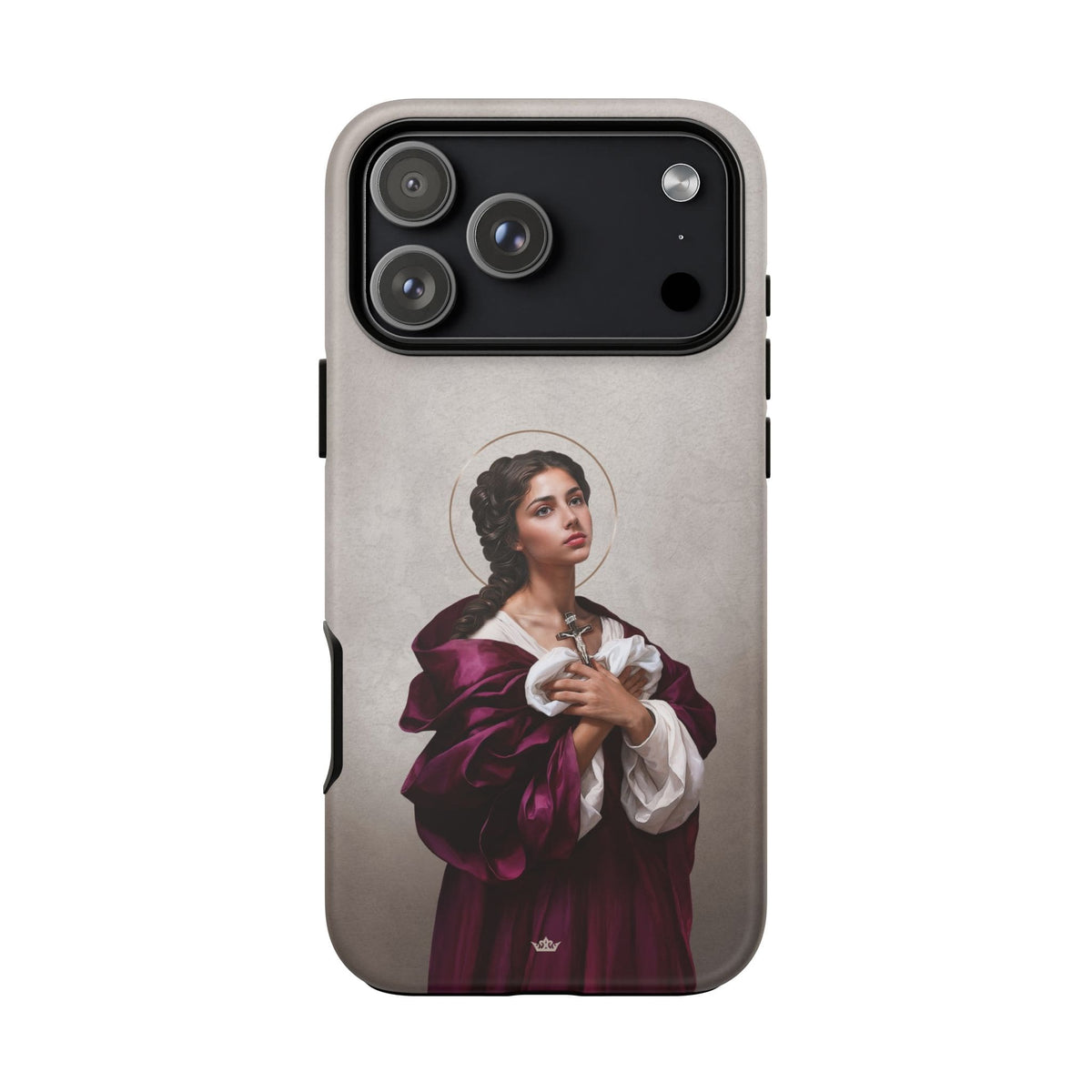 St. Agatha Hard Phone Case (Light) Copyright VENXARA