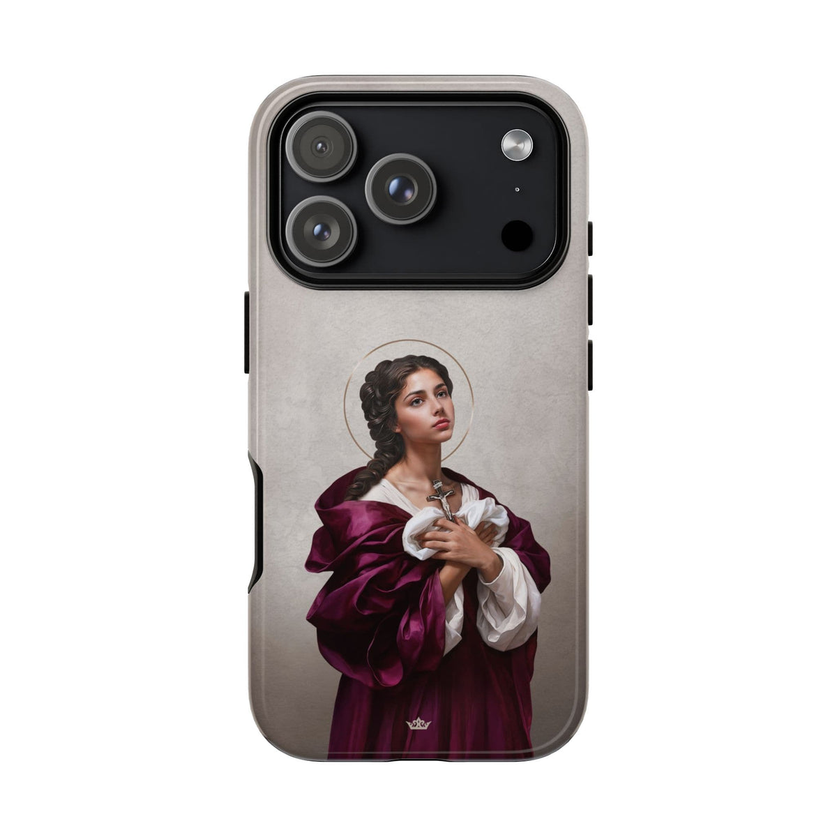 St. Agatha Hard Phone Case (Light) Copyright VENXARA