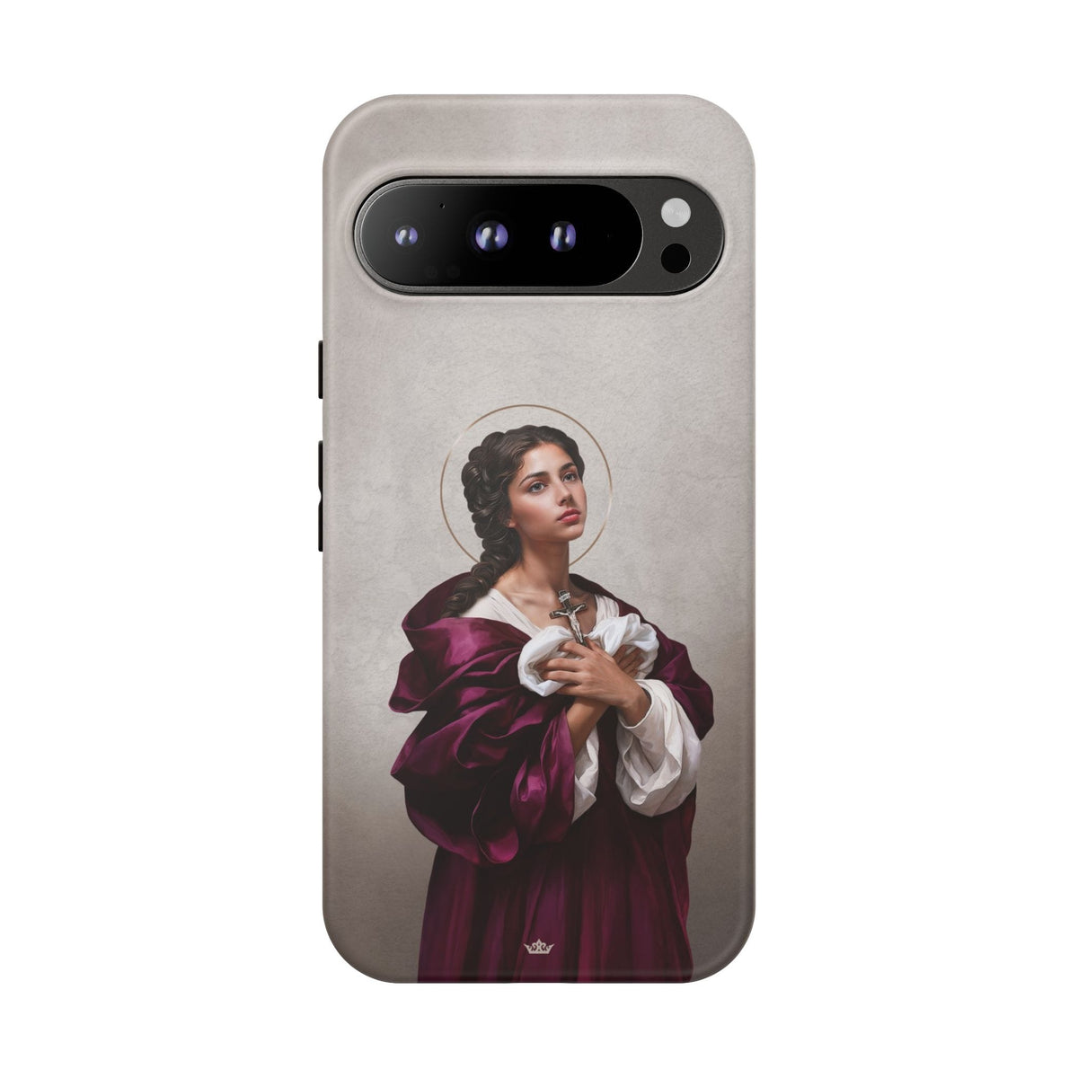 St. Agatha Hard Phone Case (Light) Copyright VENXARA